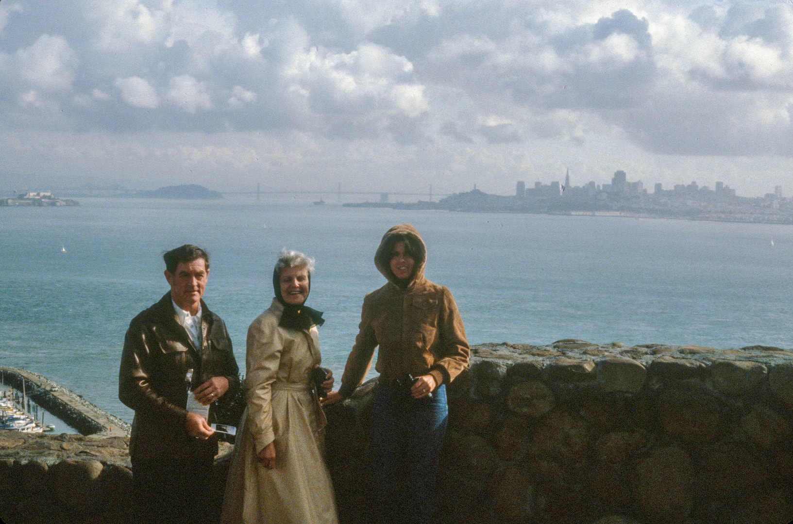 Patti's parents - Across the Golden Gate