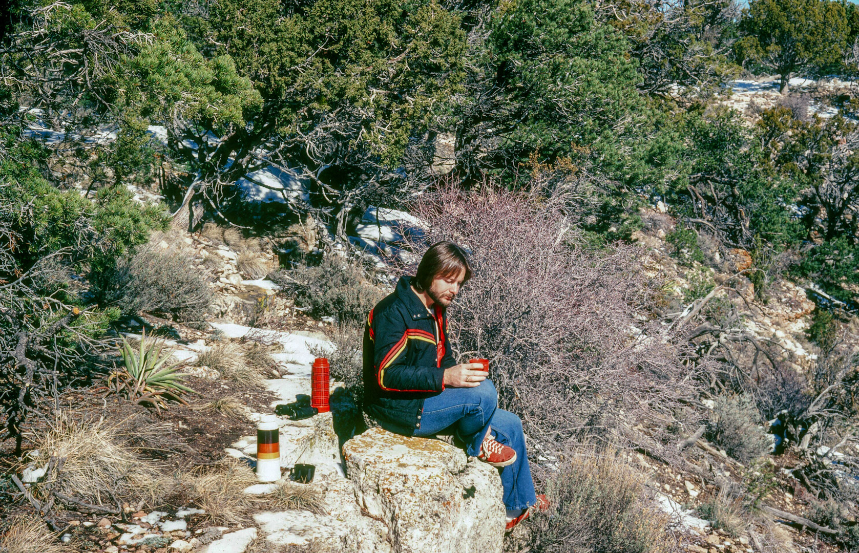 Coffee break at the Grand Canyon