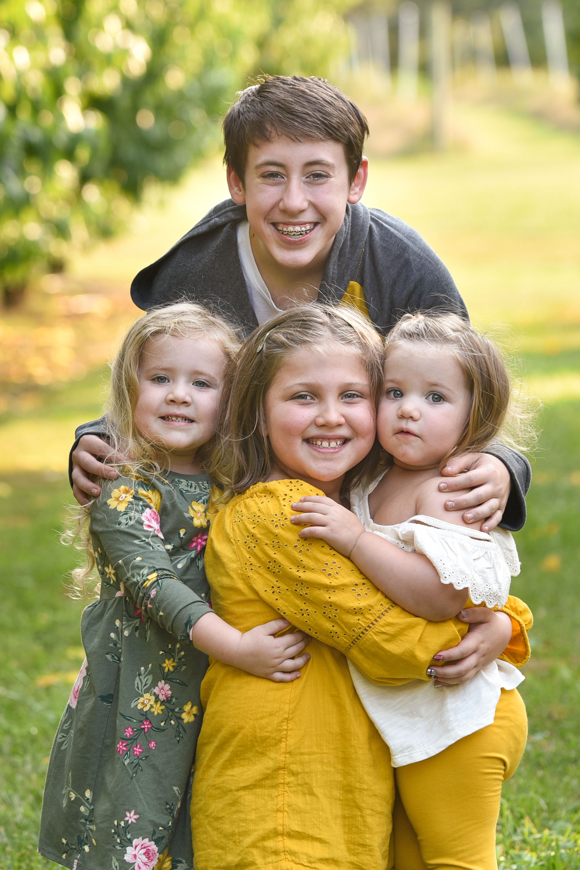 The cute one in the middle is my niece!