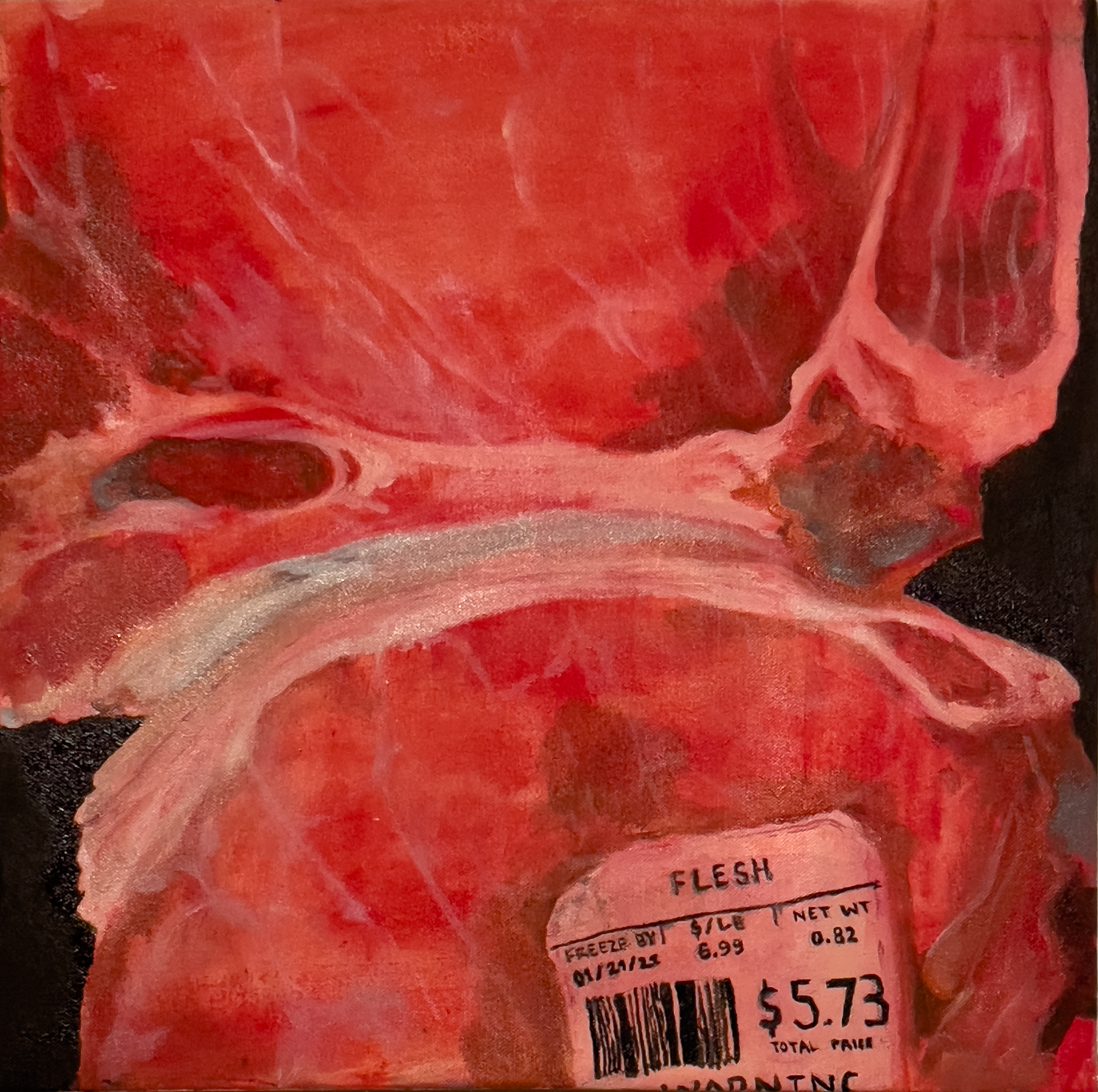 FLESH 2: oil on canvas - 2023