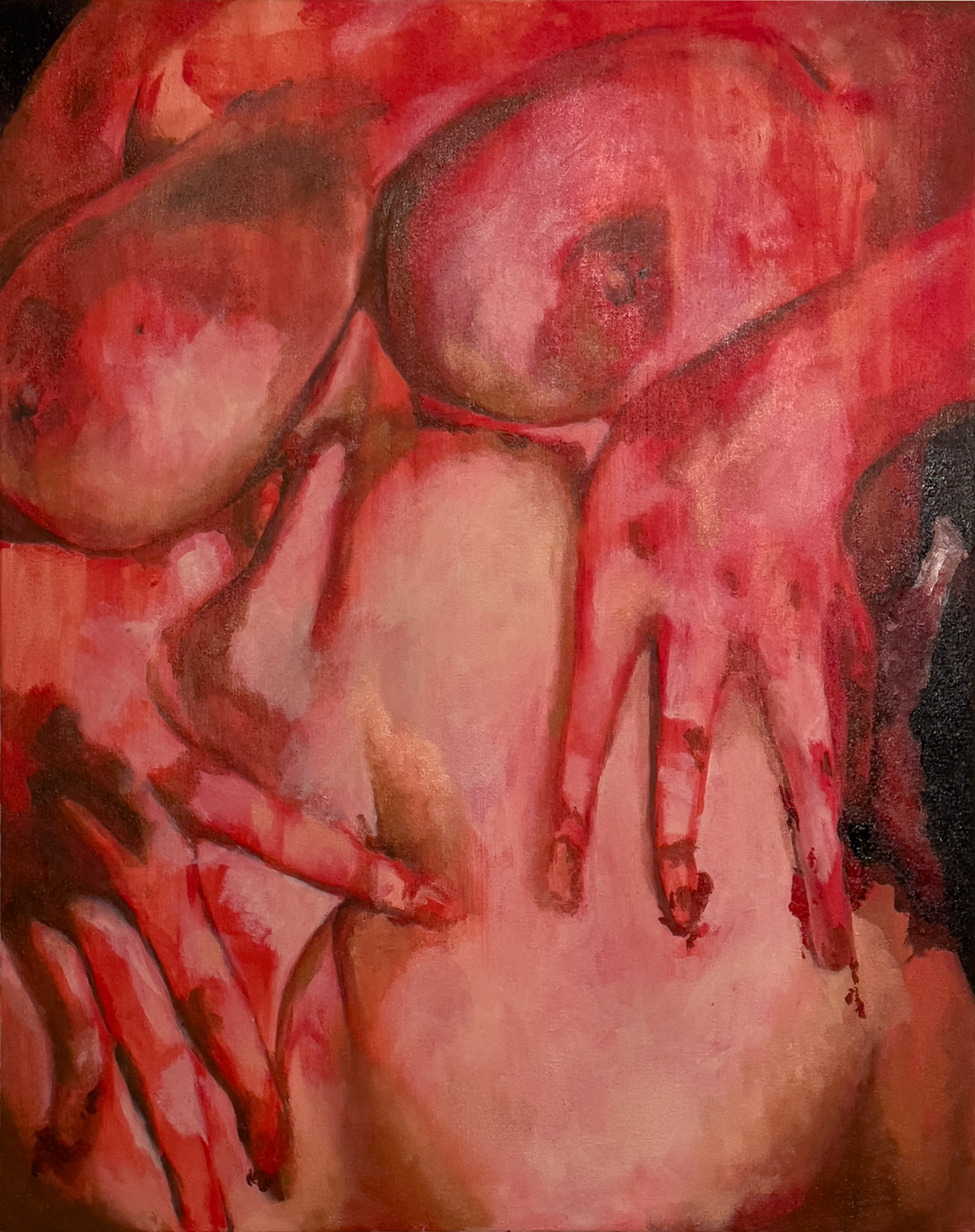 FLESH 1: oil on canvas - 2023