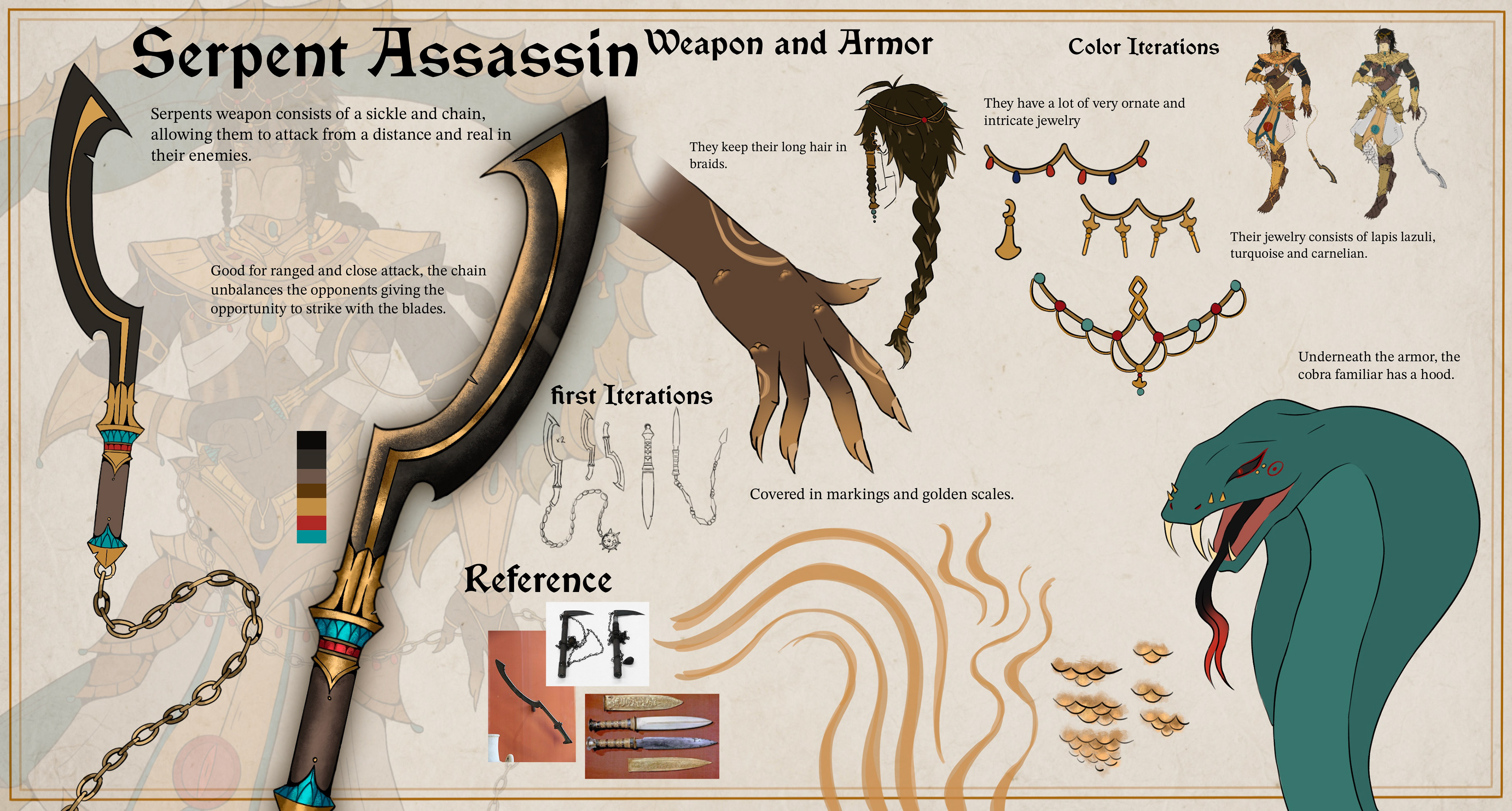 Serpent Prop & Armor Sheet