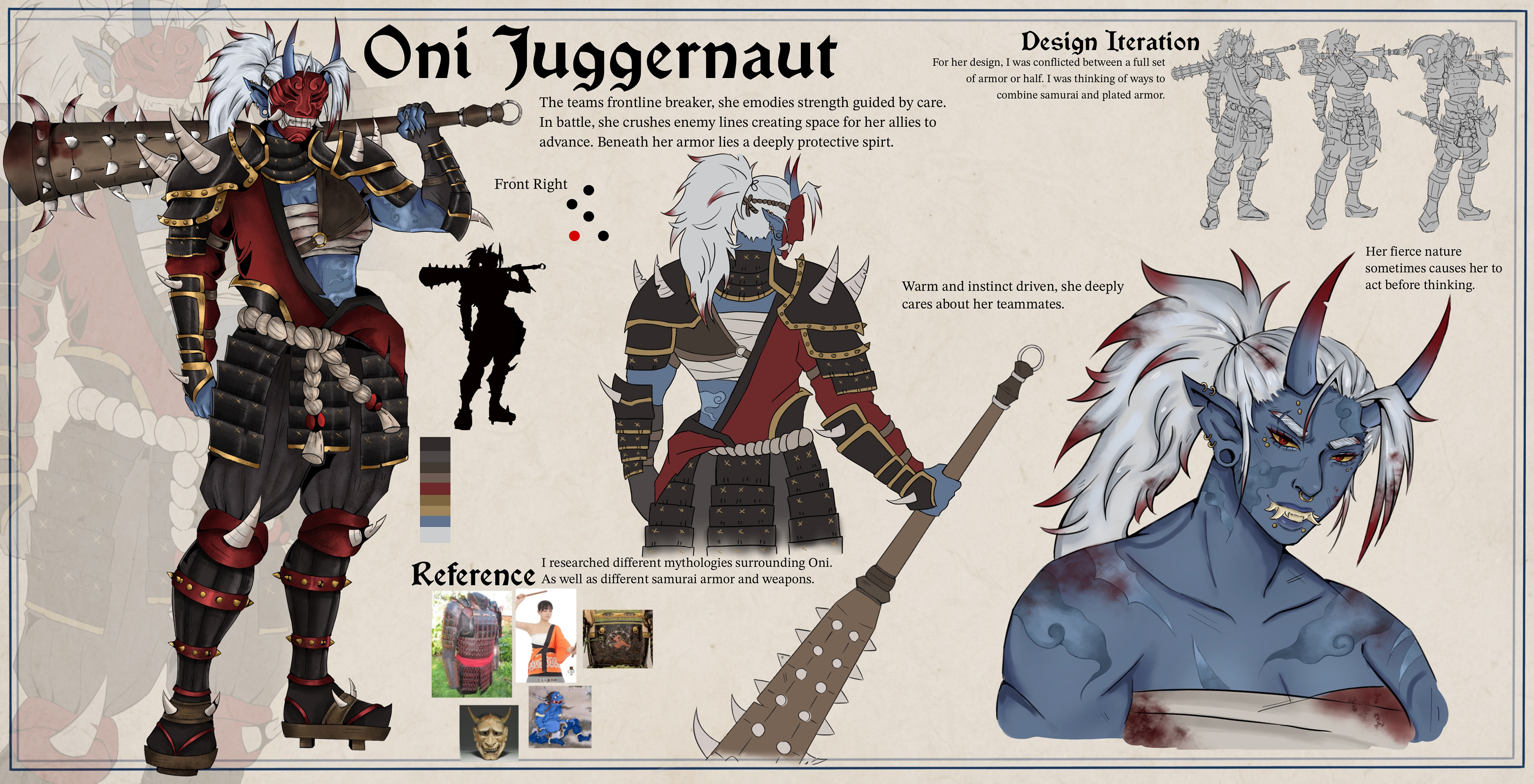 Oni Juggernaut Character Sheet