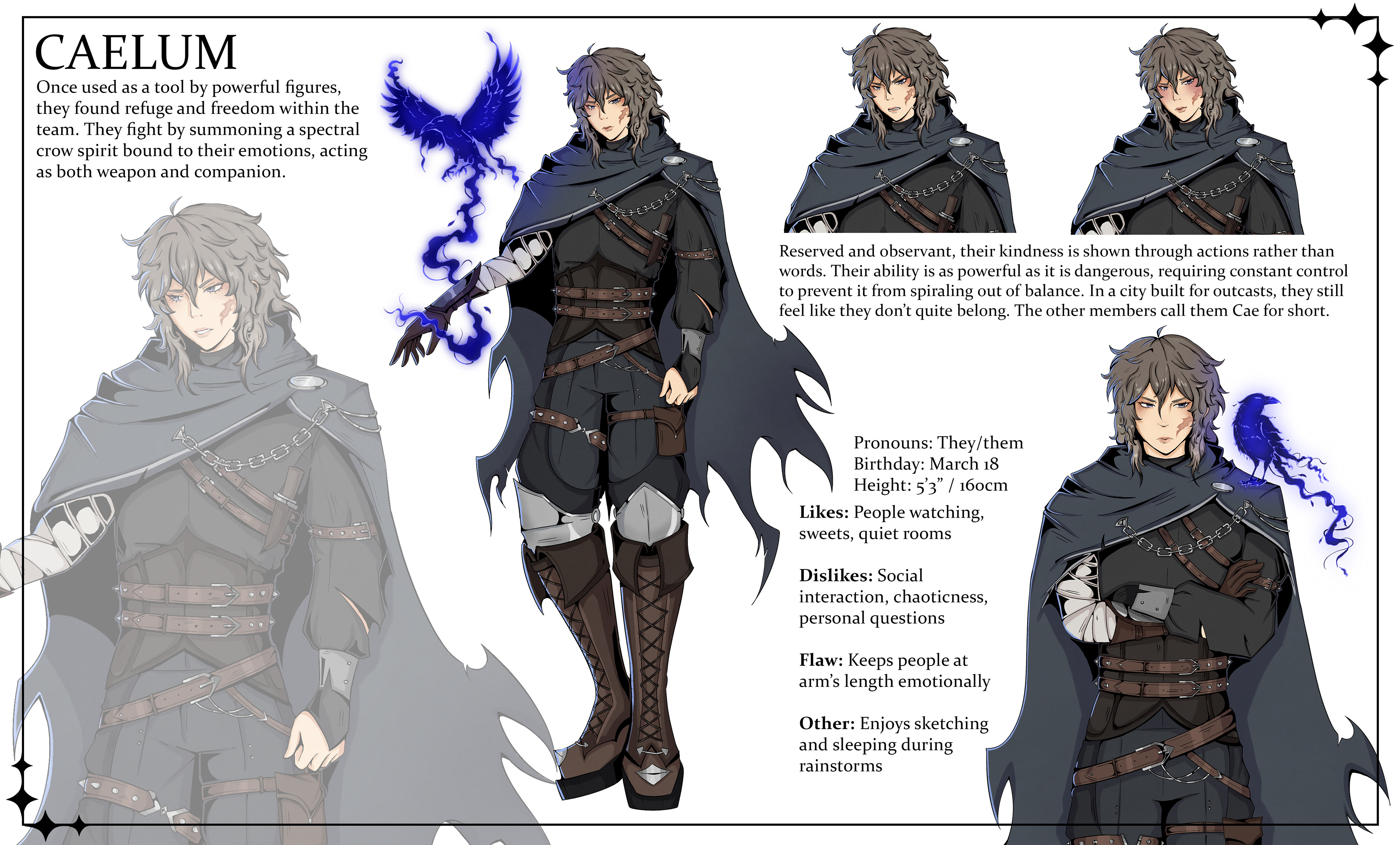 Caelum Character Sheet