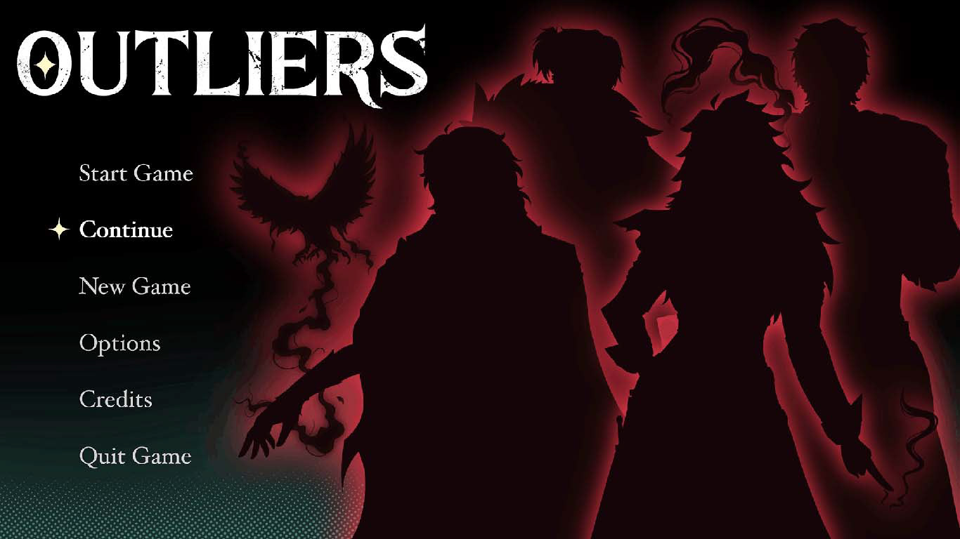 OUTLIERS Main Menu