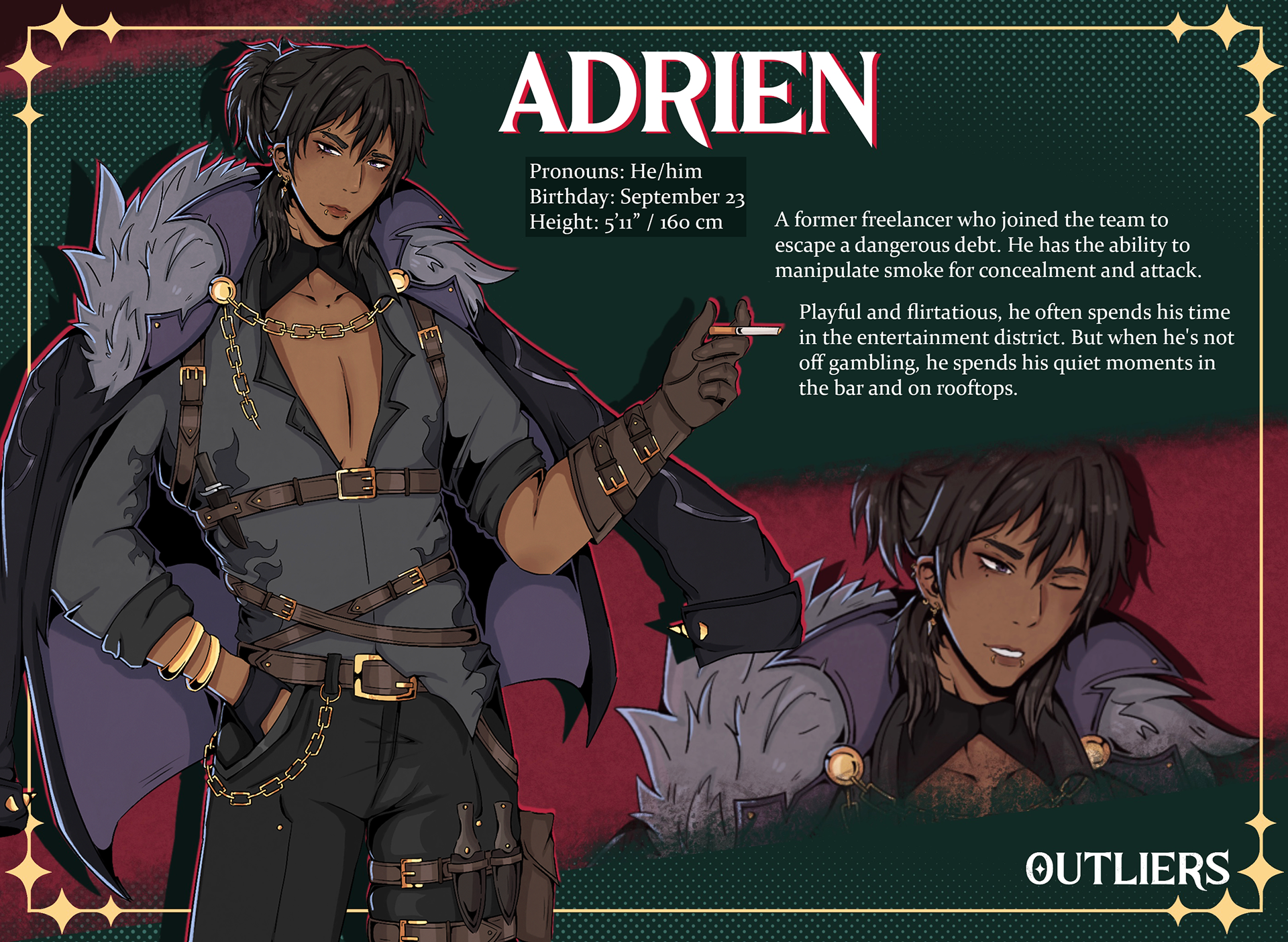 Adrien Info Card