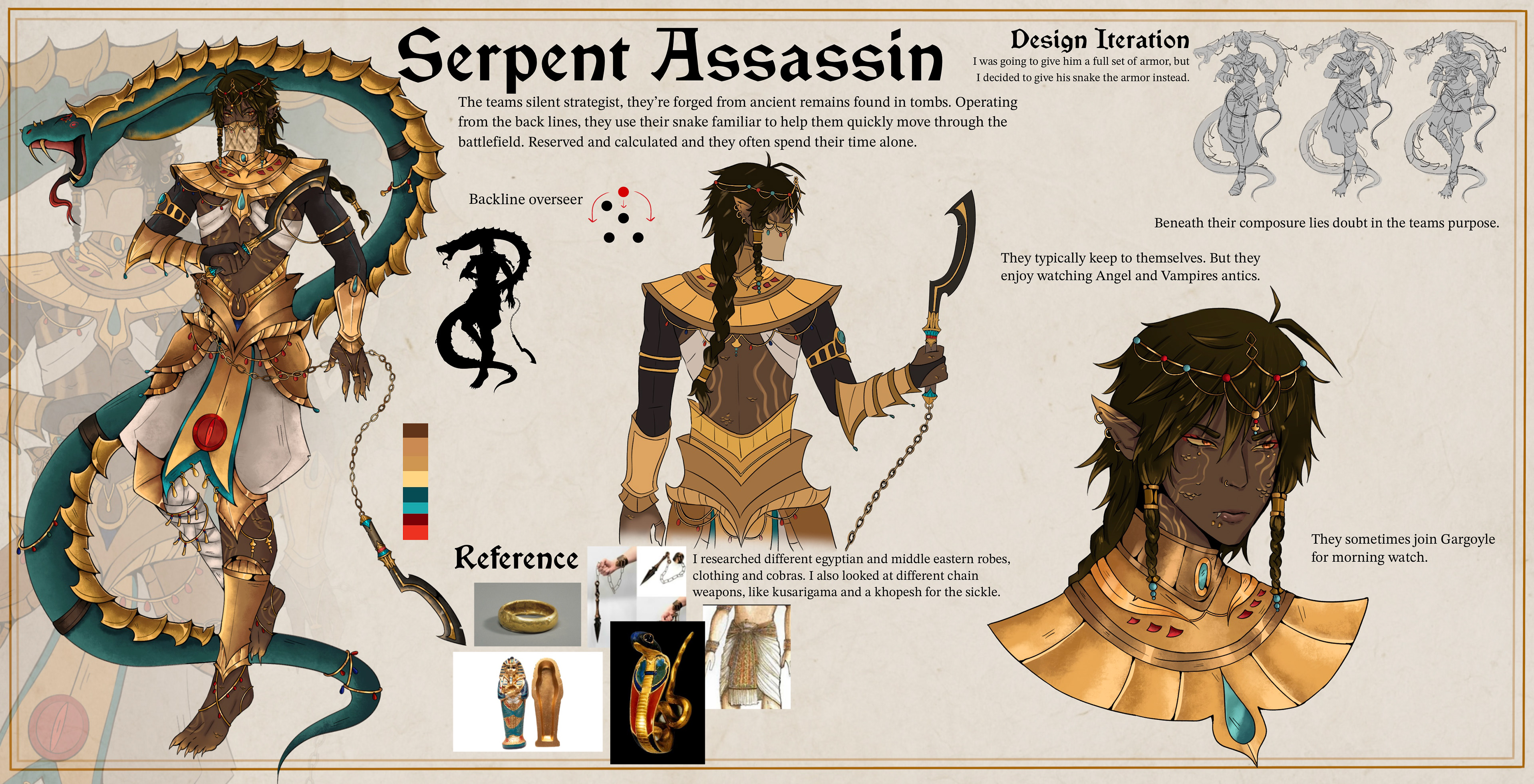 Serpent Assassin Character Sheet