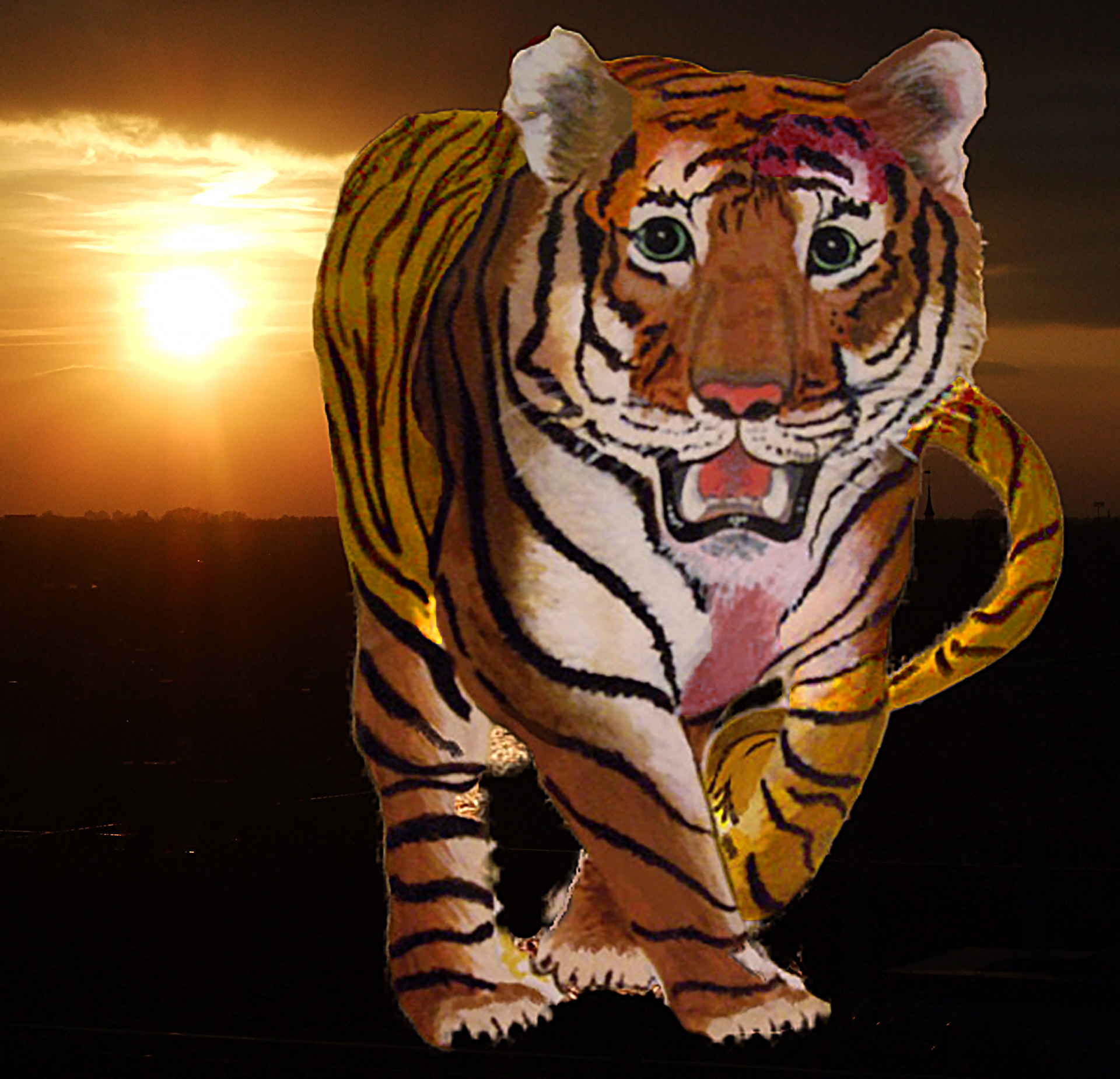 Handrawn Tiger