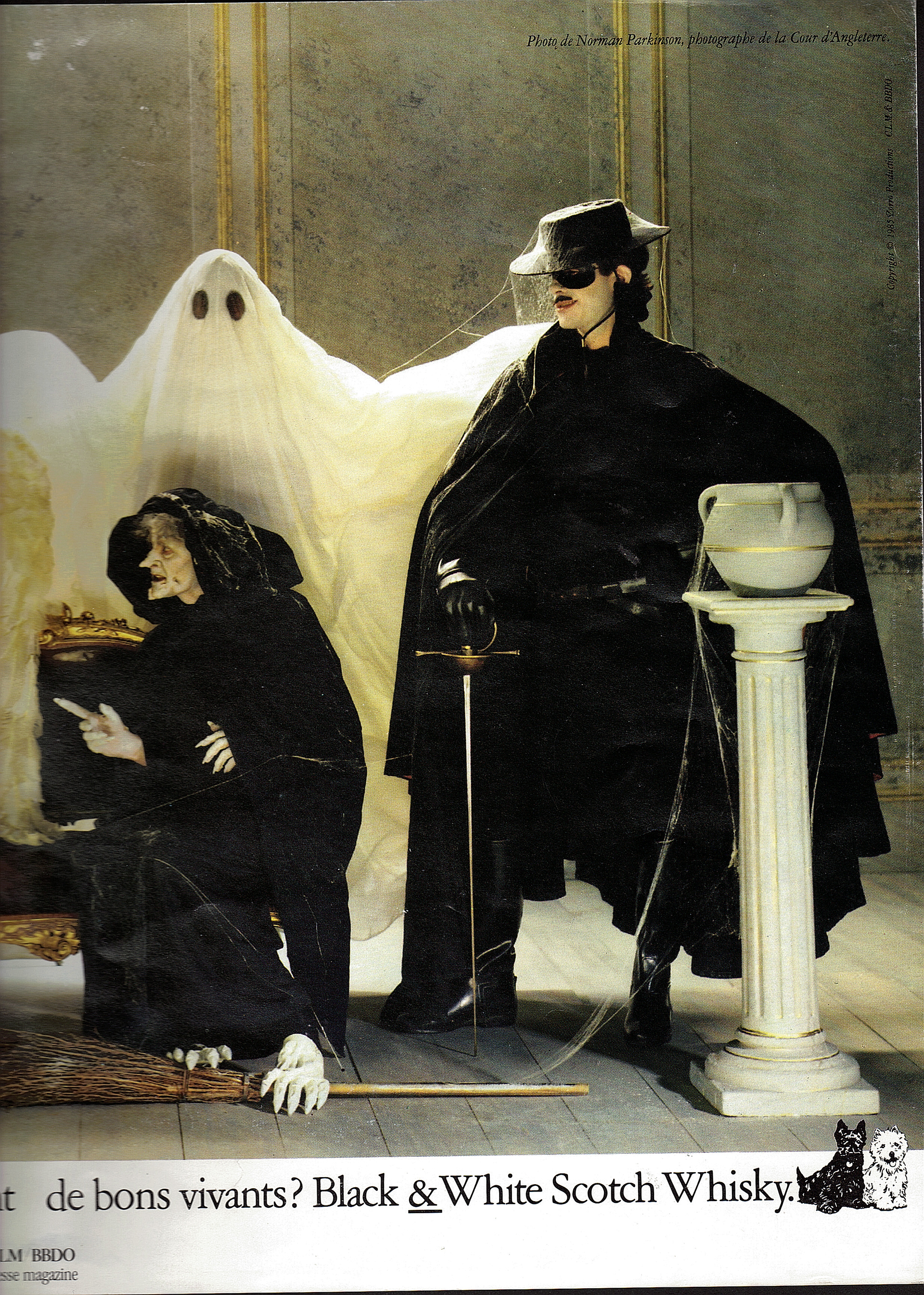 B&W Ad right, Costume Design