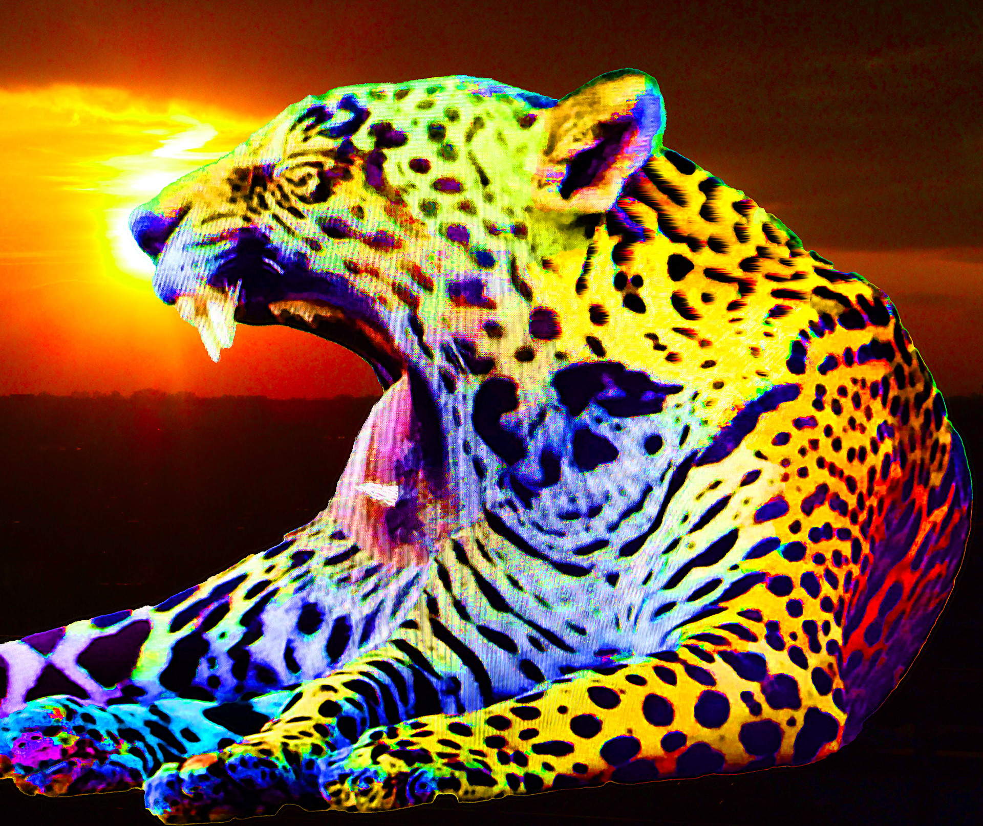 Leopart Art Print