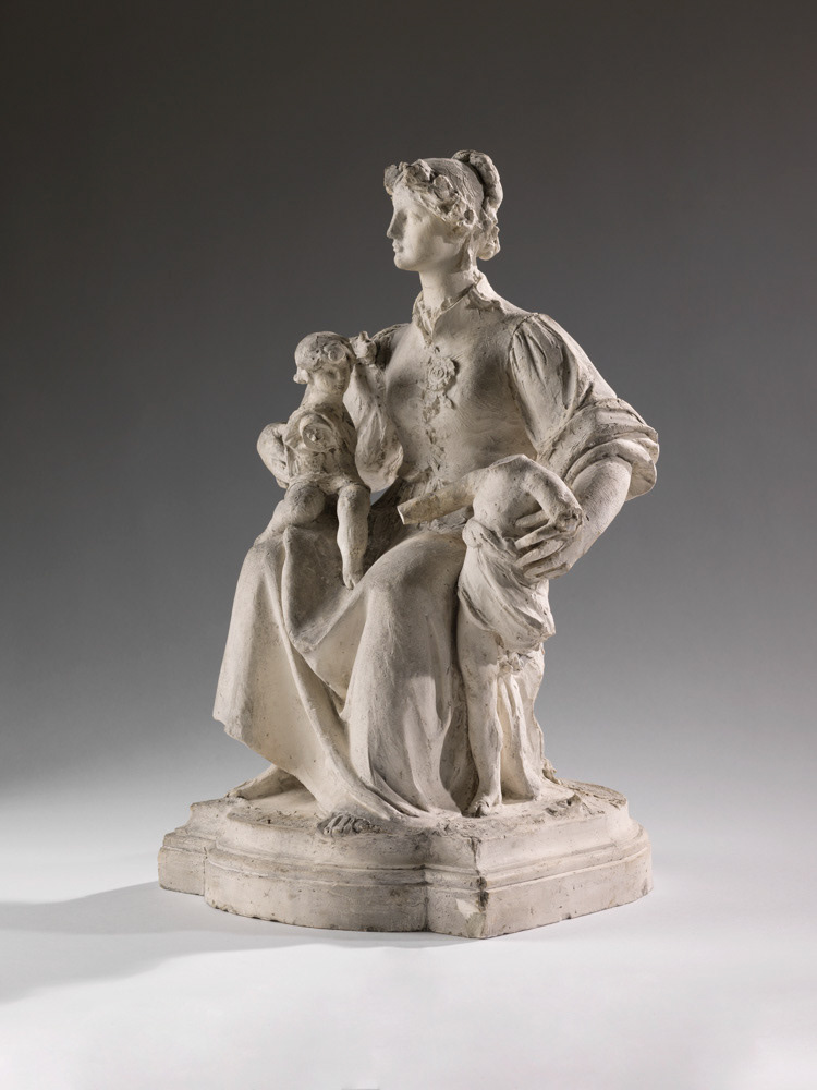 MORICE, Léopold. Monument à la République : La Fraternité. plâtre. 1879. Musée des Beaux-Arts de la Ville de Paris, Petit Palais. © Julien vidal / Roger-Viollet