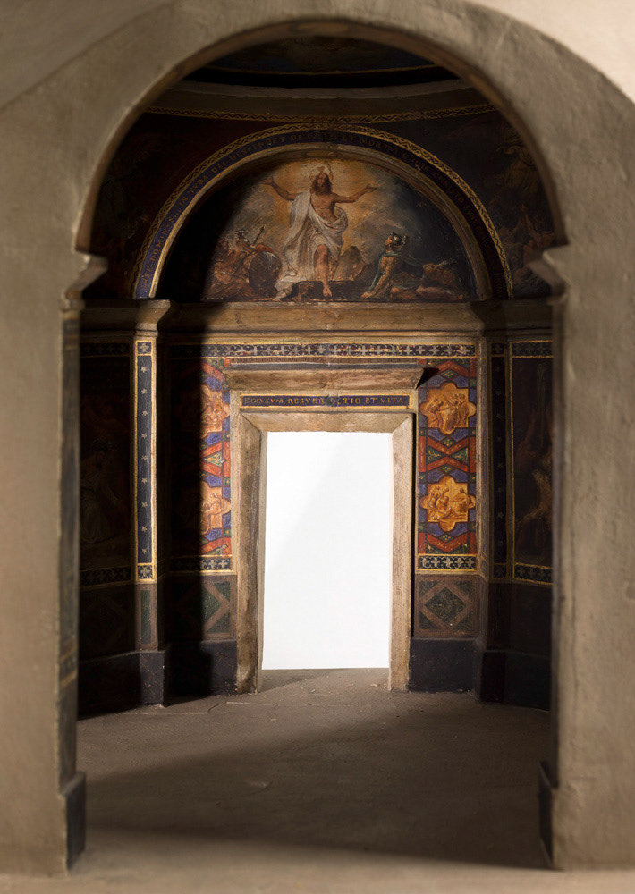 Merry-Joseph Blondel (1781-1853). Maquette du décor de la chapelle des Morts (dite chapelle des Ames), de l'église Notre-Dame-de-Lorette. Plâtre (modèle en forme, Vue d'ensemble). 1836. Musée des Beaux-Arts de la Ville de Paris, Petit Palais. © Julien vidal / Roger-Viollet