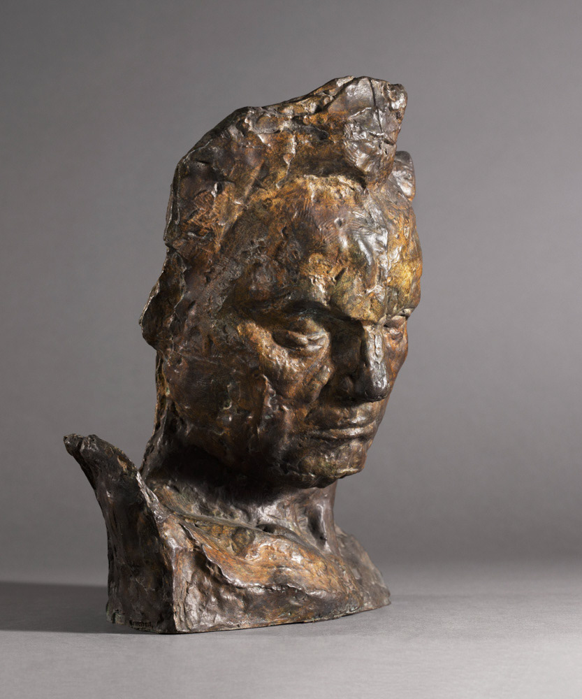 Antoine Bourdelle. "Beethoven baudelairien, variante avec épaule". bronze éxécuté par Clémenti numéro 2. 1905-1905. Paris, musée Bourdelle. © Julien vidal / Roger-Viollet
