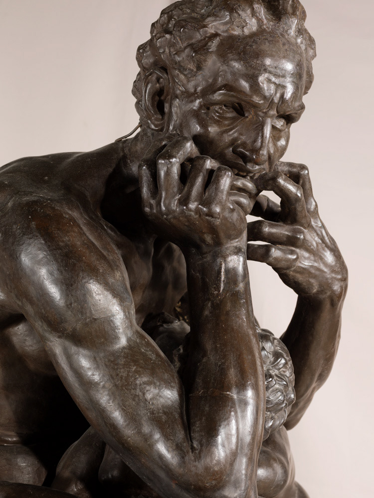 Jean-Baptiste Carpeaux (1827-1875). Ugolin et ses enfants. Plâtre patiné. Vers 1862. Musée des Beaux-Arts de la Ville de Paris, Petit Palais. © Julien vidal / Roger-Viollet