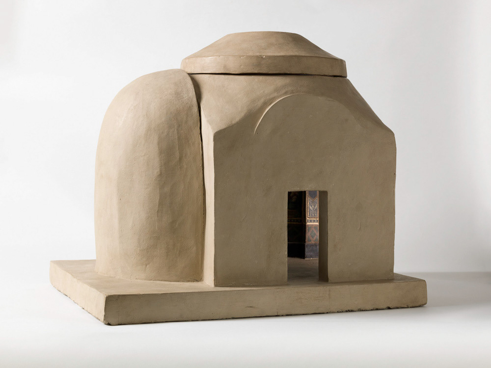 Merry-Joseph Blondel (1781-1853). Maquette du décor de la chapelle des Morts (dite chapelle des Ames), de l'église Notre-Dame-de-Lorette. Plâtre (modèle en forme, Vue d'ensemble). 1836. Musée des Beaux-Arts de la Ville de Paris, Petit Palais. © Julien vidal / Roger-Viollet