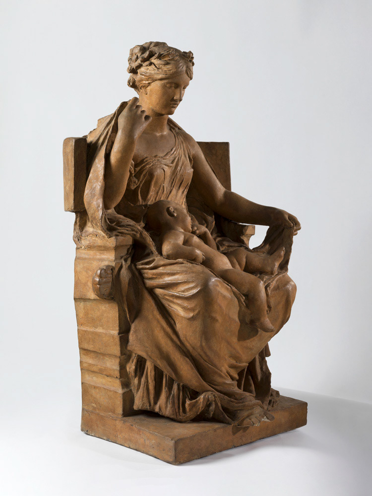 CHAPU, Henri. La Sécurité. plâtre. 1870-1873. Musée des Beaux-Arts de la Ville de Paris, Petit Palais. © Julien vidal / Roger-Viollet