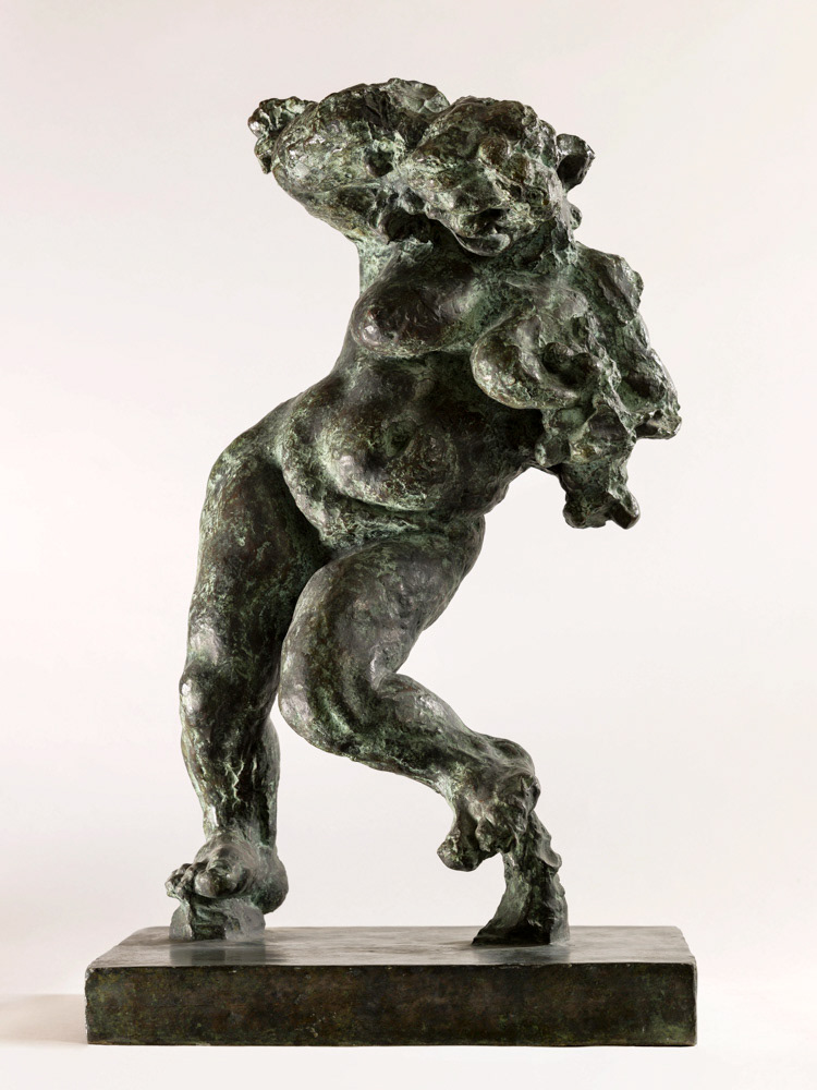 Antoine Bourdelle. "Vieille Bacchante". bronze éxécuté par Valsuani numéro 6. 1902-1903. Paris, musée Bourdelle. © Julien vidal / Roger-Viollet