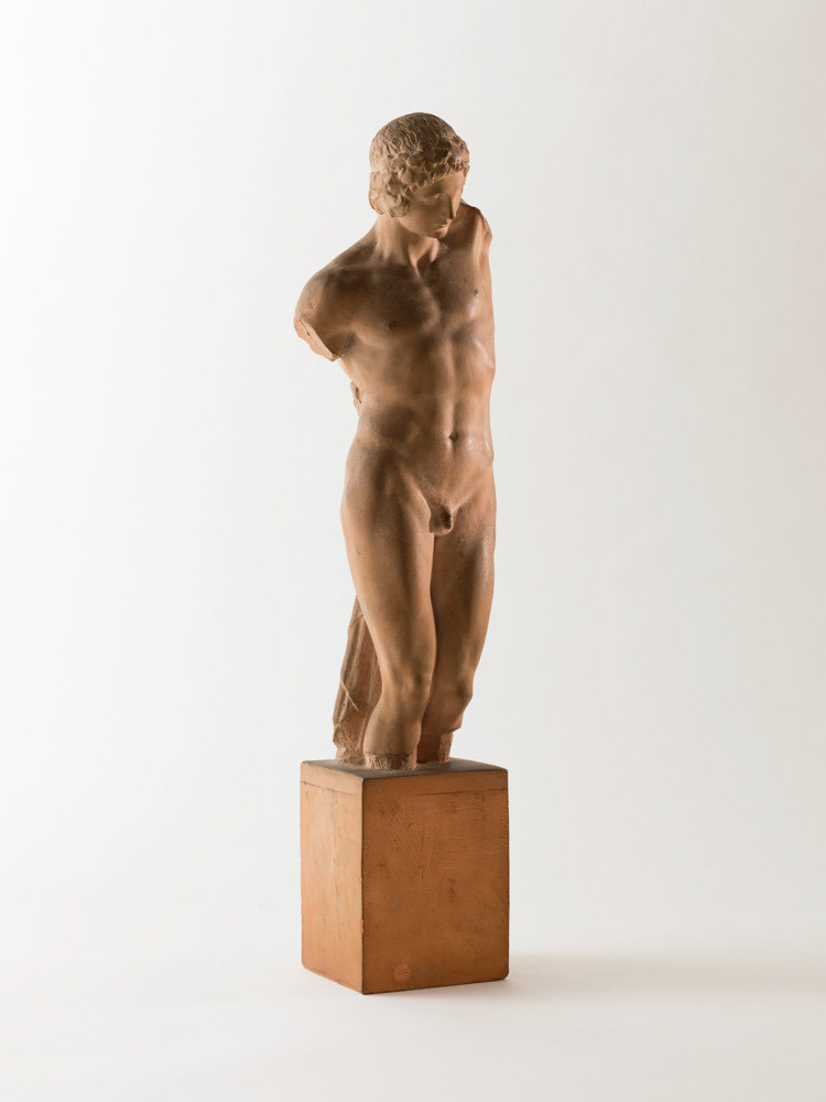 CORMIER Joseph (DESCOMPS Joseph Jules Emmanuel ou Joé, dit). "Torse de Dionysos". Terre cuite. vers 1930. Paris, musée d'Art moderne.  © Julien vidal / Roger-Viollet