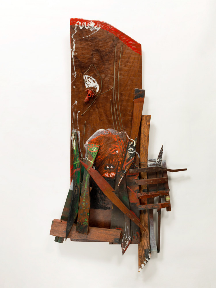 Alfredo Garzon. "Relief".1988. Paris, fonds municipal d'art contemporain. © Julien vidal / Roger-Viollet