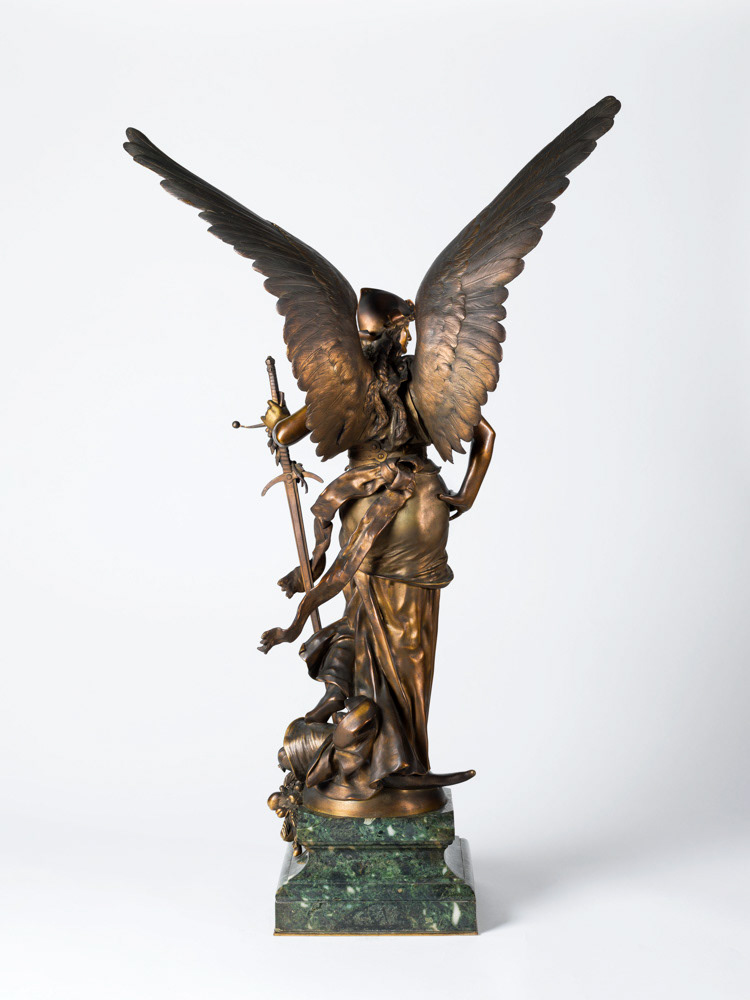 COUTAN, Jules. La Paix armée. Bronze. Vers 1887. Musée des Beaux-Arts de la Ville de Paris, Petit Palais. © Julien vidal / Roger-Viollet