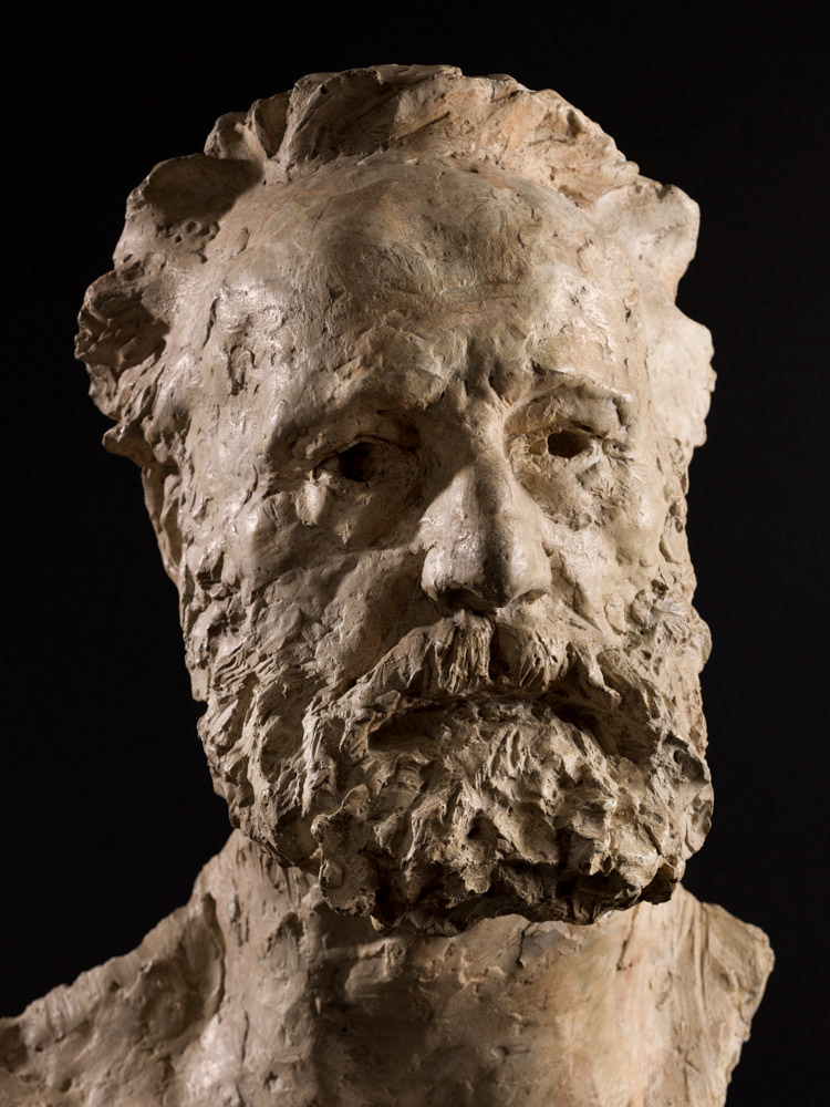 Jean-Alexandre-Joseph Falguière (1831-1900). "Victor Hugo". Plâtre. Paris, Maison de Victor Hugo. © Julien vidal / Roger-Viollet