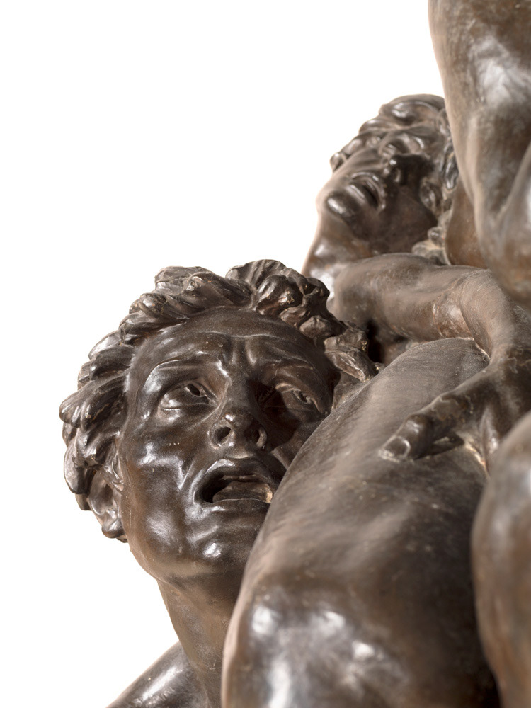 Jean-Baptiste Carpeaux (1827-1875). Ugolin et ses enfants. Plâtre patiné. Vers 1862. Musée des Beaux-Arts de la Ville de Paris, Petit Palais. © Julien vidal / Roger-Viollet