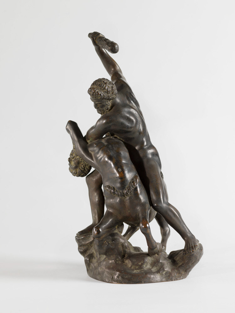 Anonyme. "Hercule et le Centaure". Bronze. Musée des Beaux-Arts de la Ville de Paris, Petit Palais. © Julien vidal / Roger-Viollet