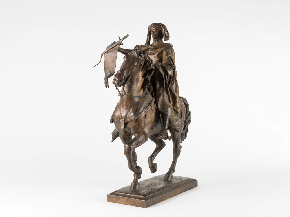 Idrac, Jean Antoine Marie. "Etienne Marcel". Métal, bronze. 1882. Musée des Beaux-Arts de la Ville de Paris, Petit Palais. © Julien vidal / Roger-Viollet