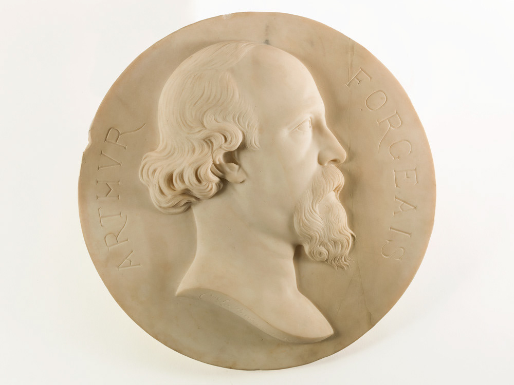 La Barbera, Constantin (Domenico Costantino La Barbera, dit). "Portrait d'Arthur Forgeais (1822-1878), archéologue et numismate". Marbre. Paris, musée Carnavalet. © Julien vidal / Roger-Viollet