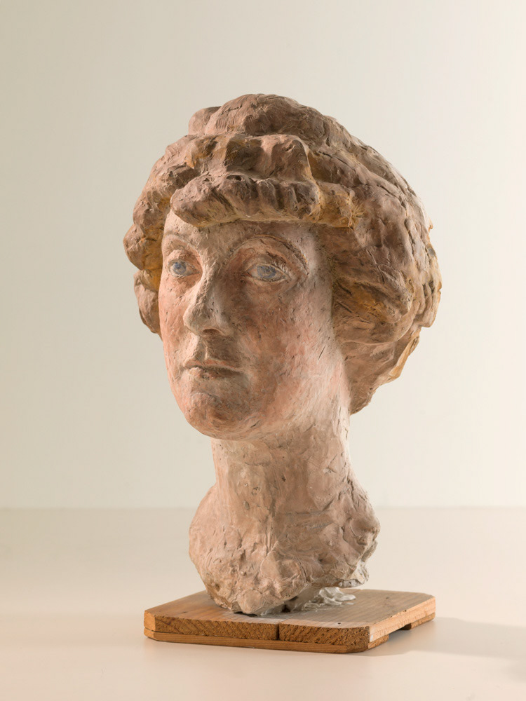 Antoine Bourdelle, Madame Alcorta, 1915, plâtre polychrome, Paris, musée Bourdelle. © Julien vidal / Roger-Viollet