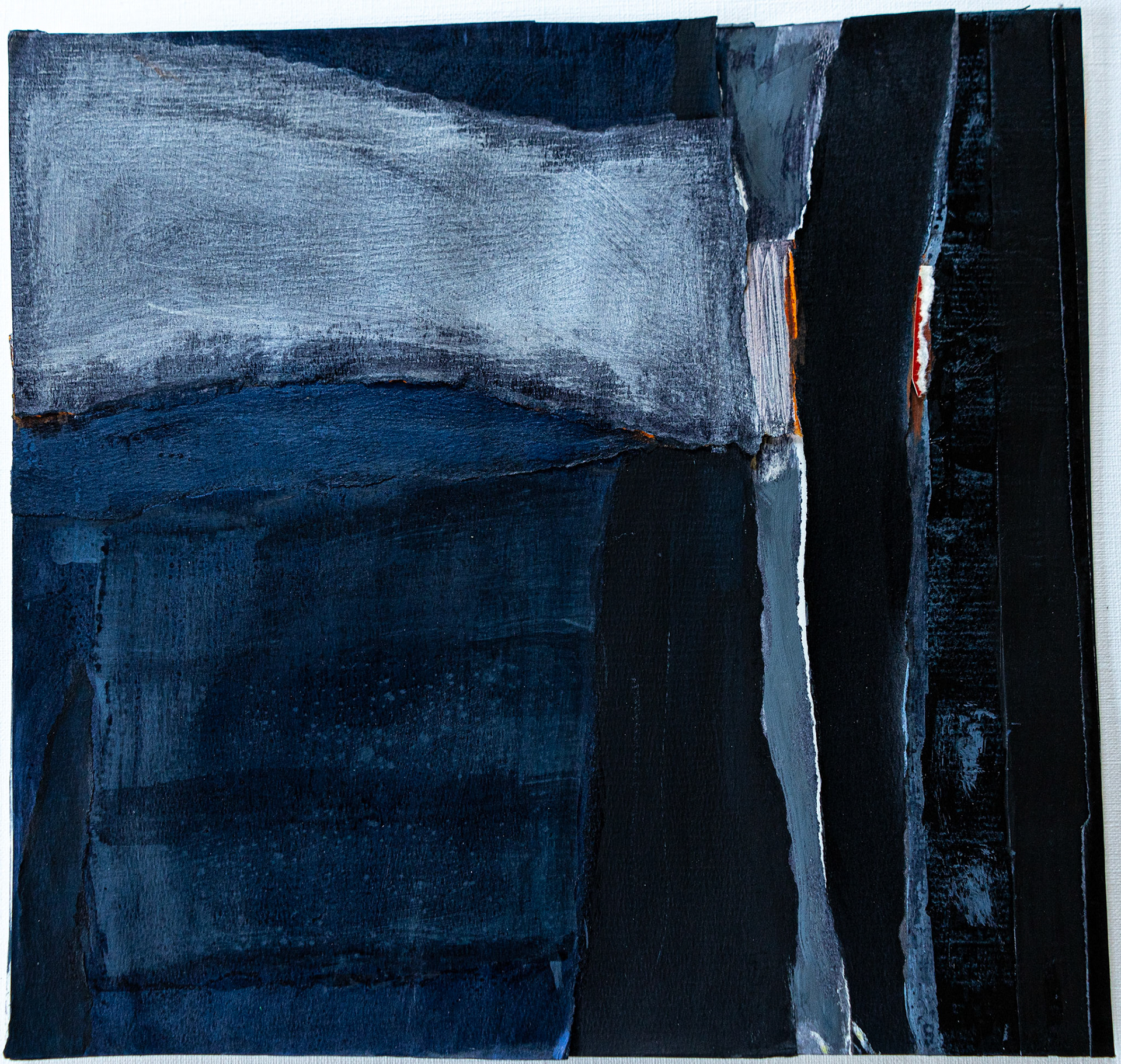 Abstract | 2023 | Collage: Oil &amp; Gouache | 37cm x 37cm