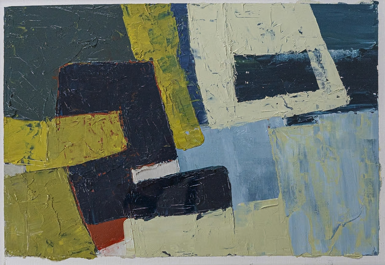 Abstract | 2022 | Oil on Paper | 56cm x 45cm