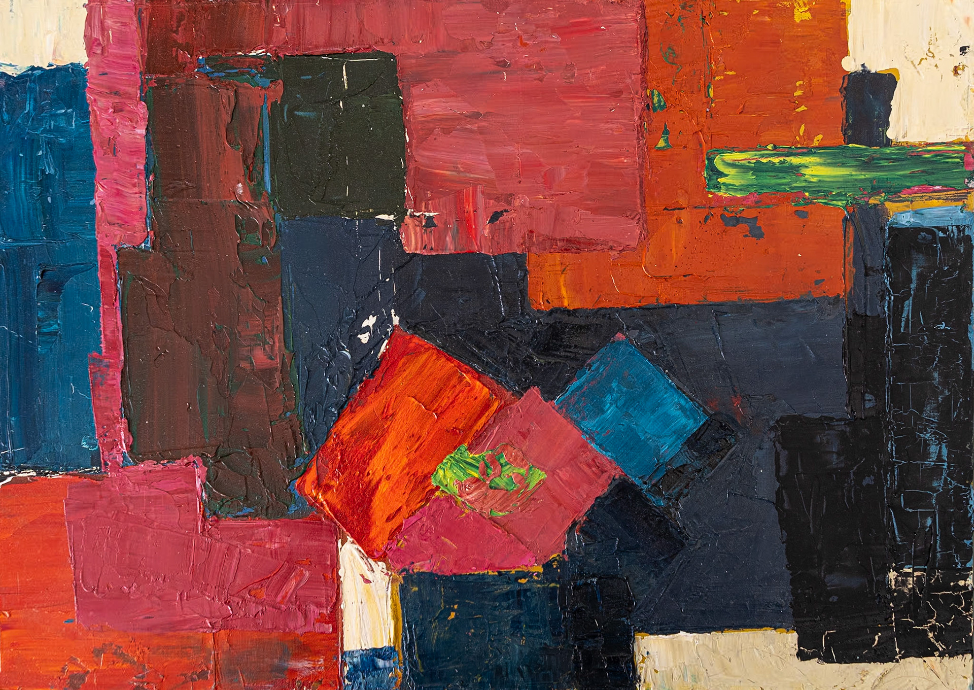 Abstract 1 | 2023 | Oil on Paper | 42cm x 30cm