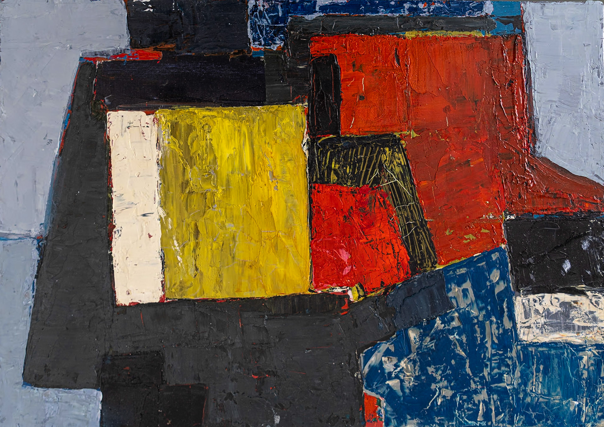 Abstract 2 | 2023 | Oil on Paper | 42cm x 30cm