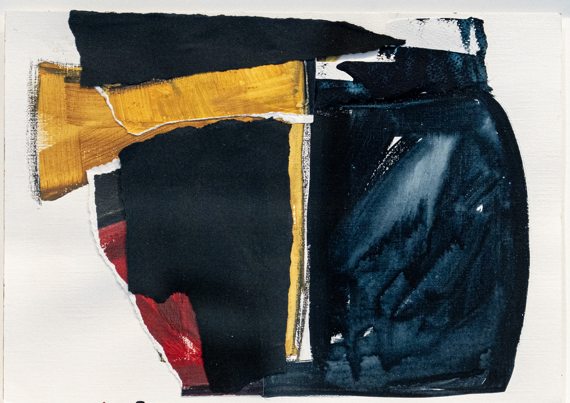 Sicilian Summer | 2022 | Collage: Gouache &amp; Watercolour | 41cm x 32cm