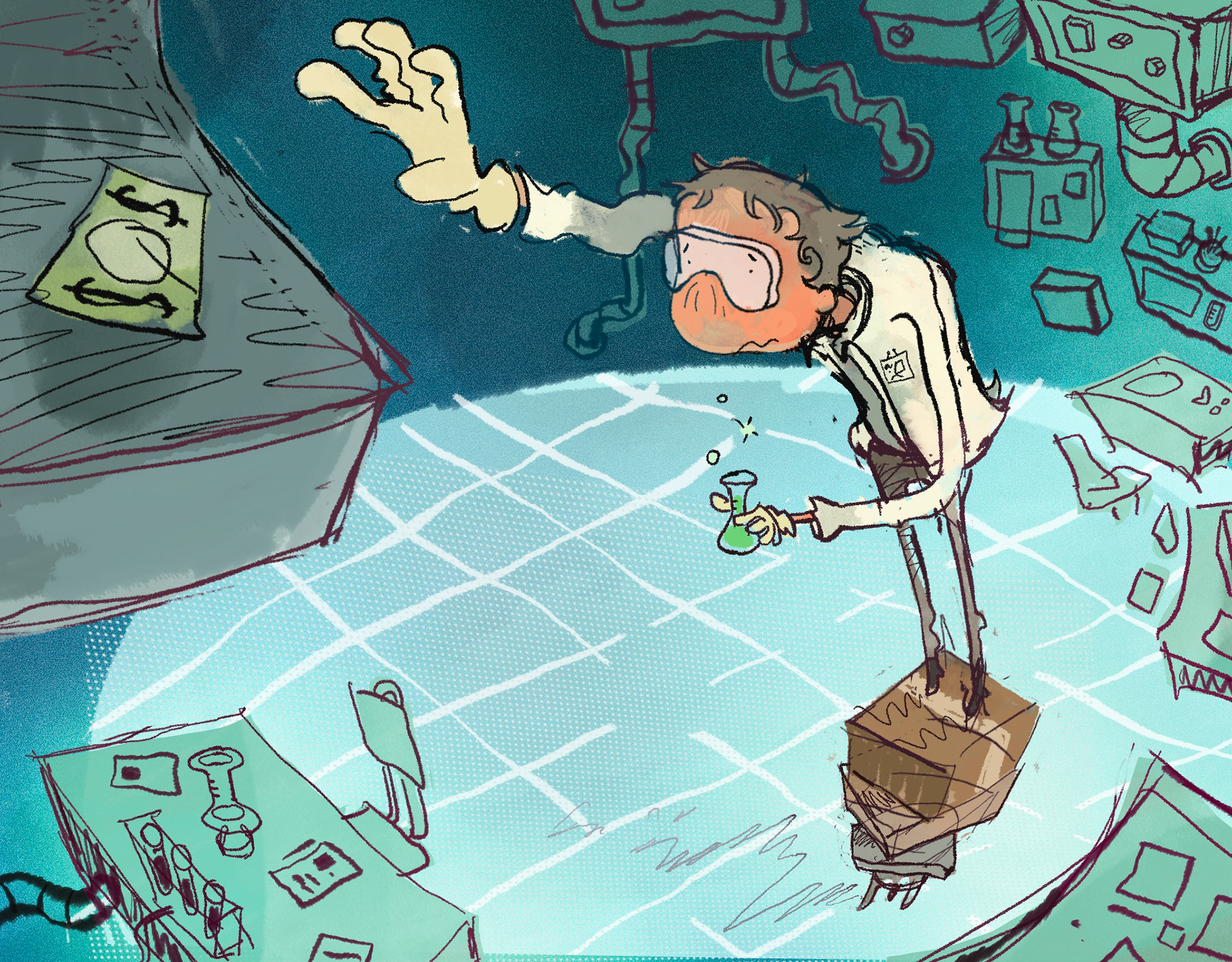 Editorial Illustration for The Michigan Daily