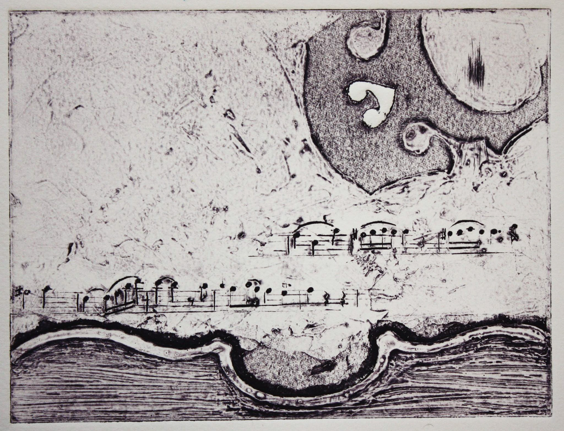 collograph print alone