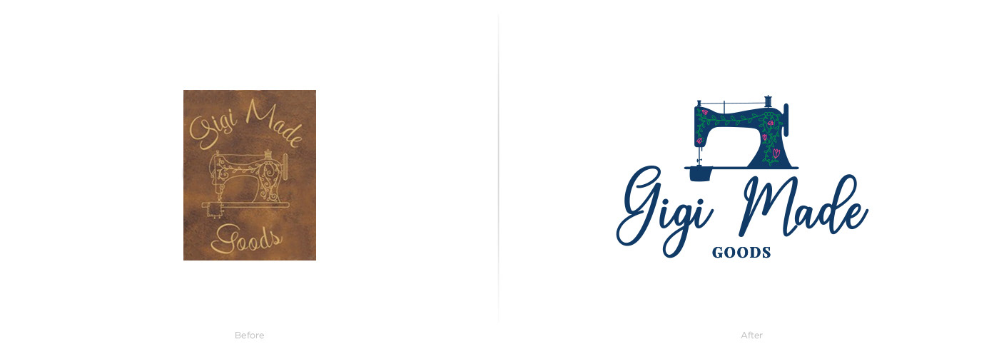 Gigi made goods logo.