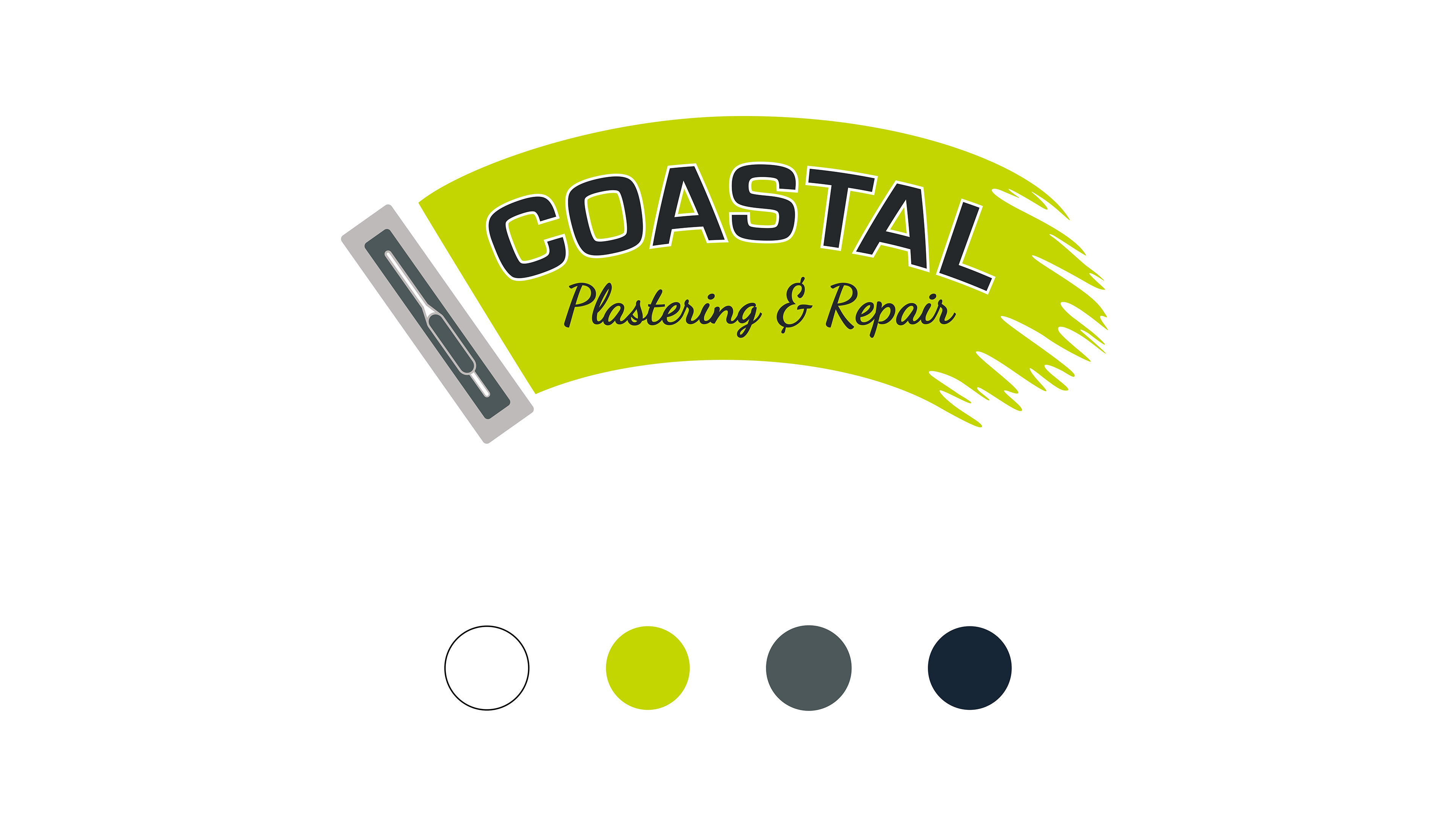 Coastal Plastering & Repair colors for their logo.