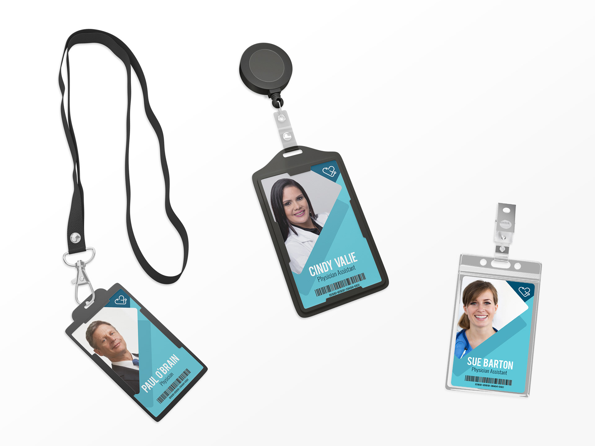 Medical badge design I designed for a local hospital. This is included in their branding.