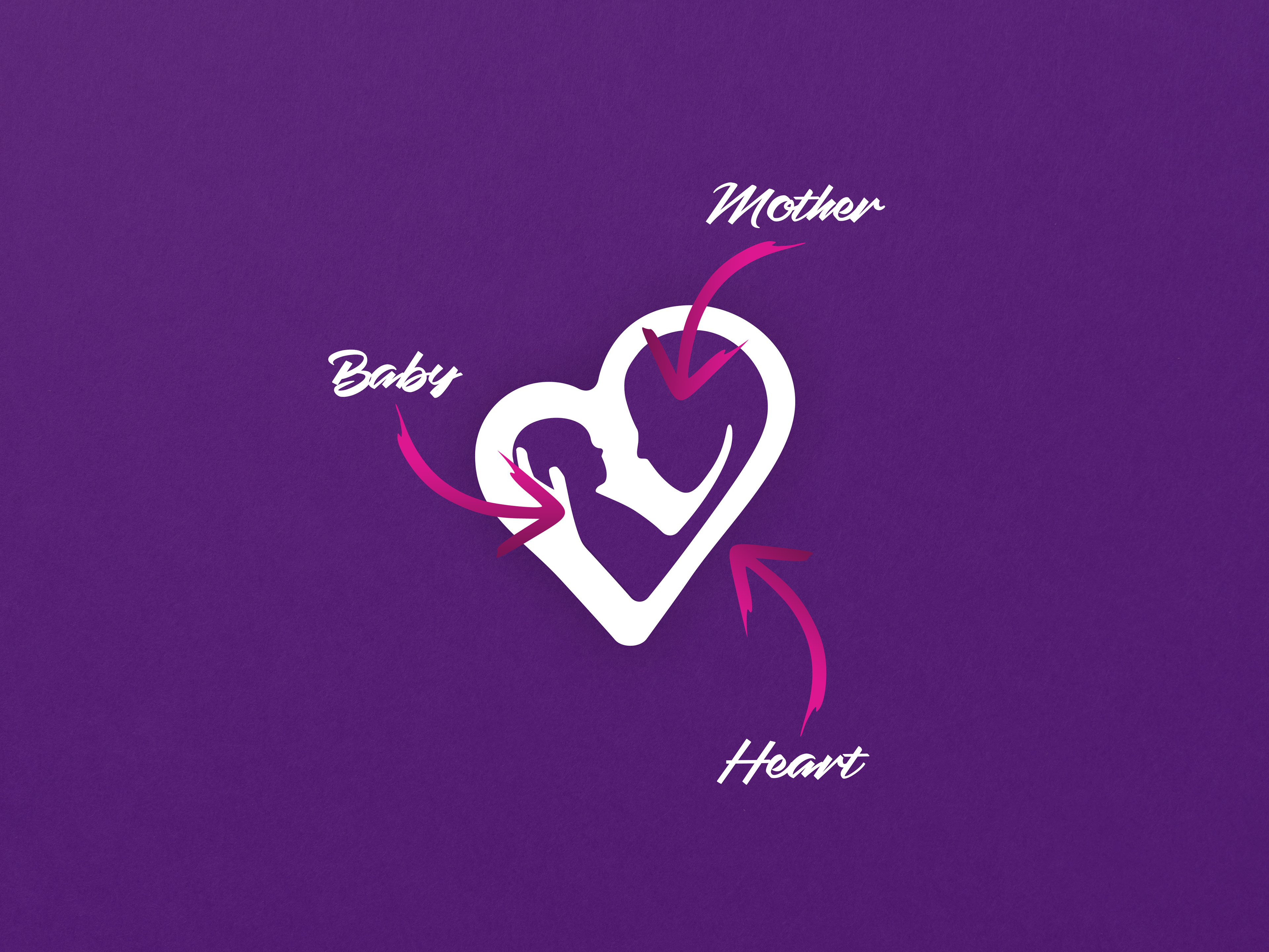 Heart logo concept.