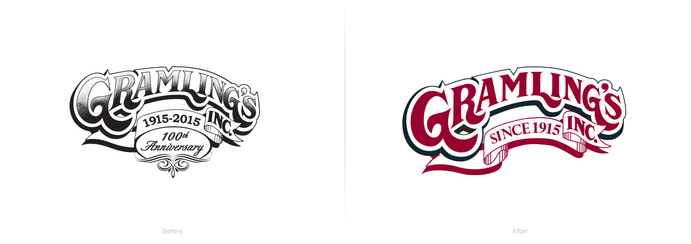 Gramings logo design.