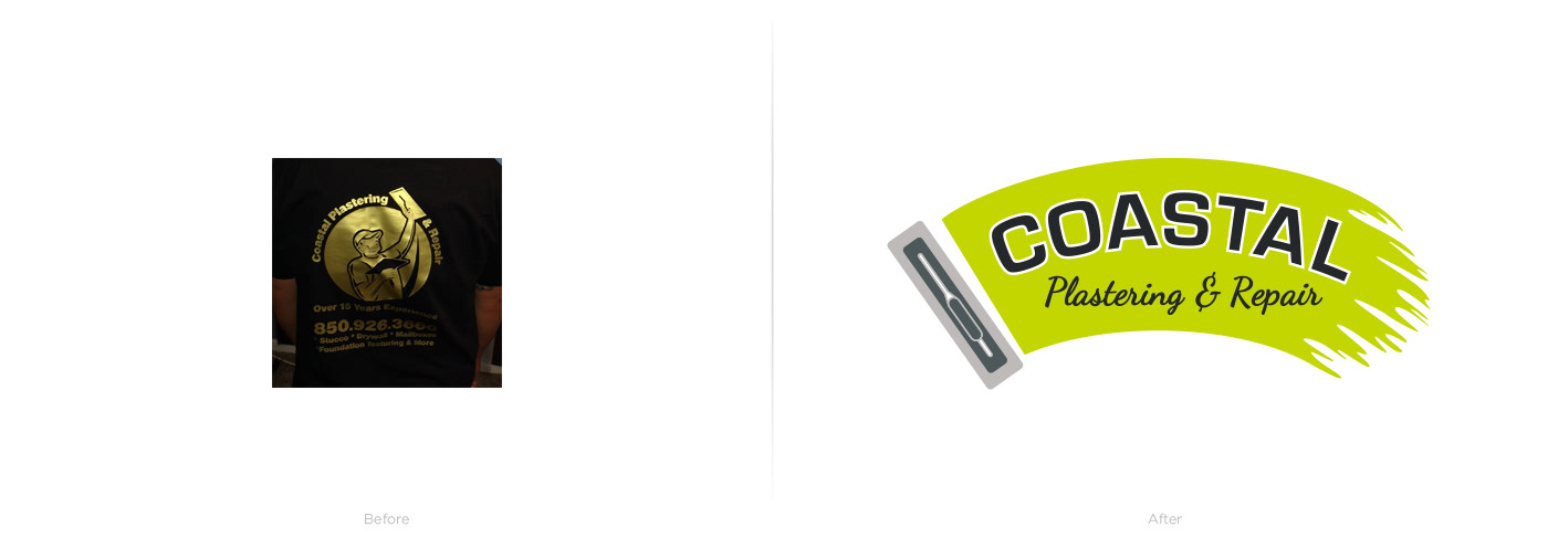 Painting logo rebrand.