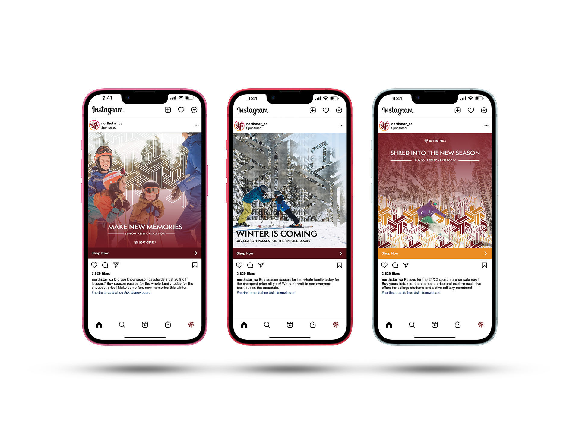Northstar Rebranding: Instagram Posts