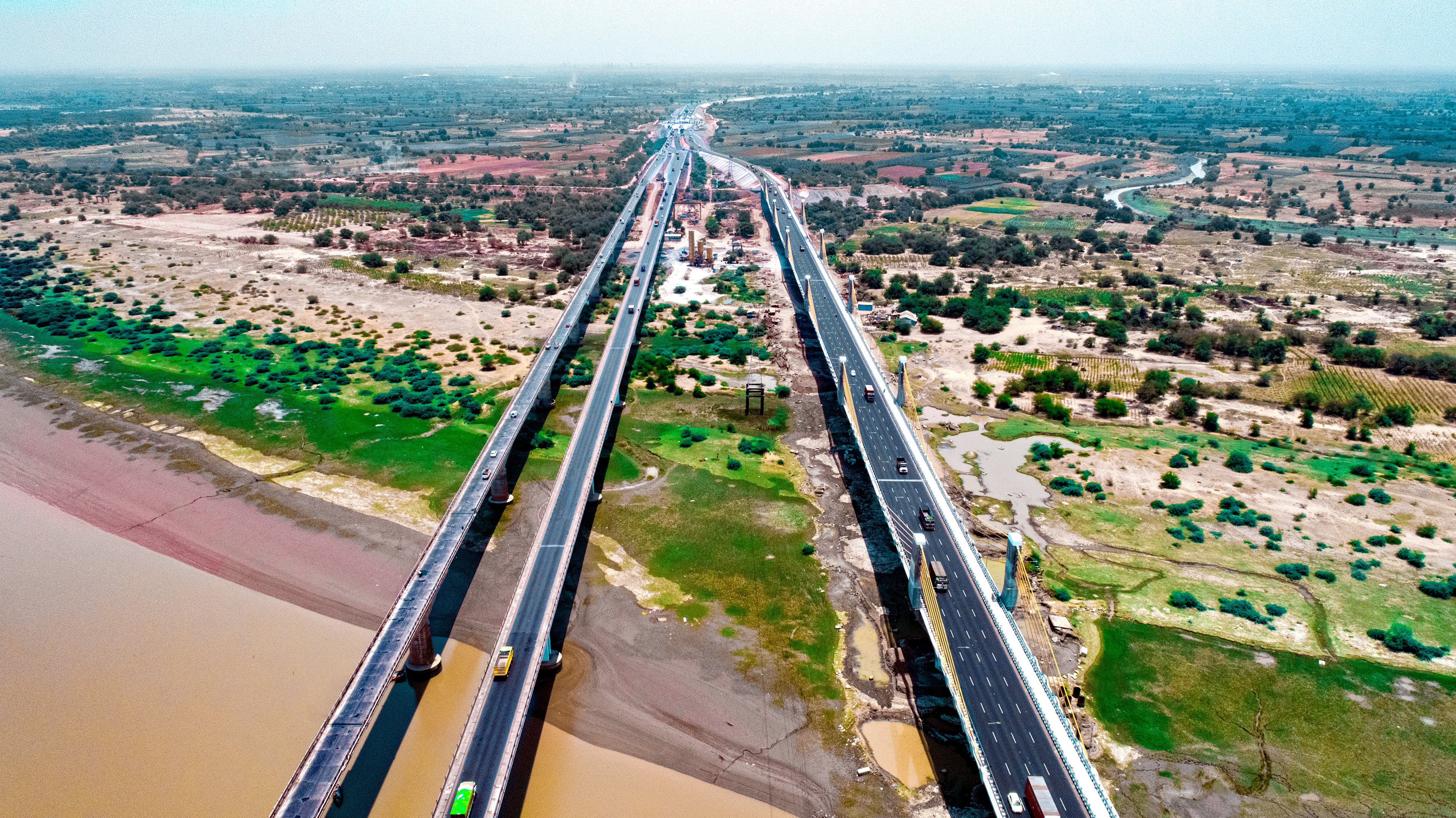 New Narmada Bridge, Bharuch, Gujarat (National Highway 8)