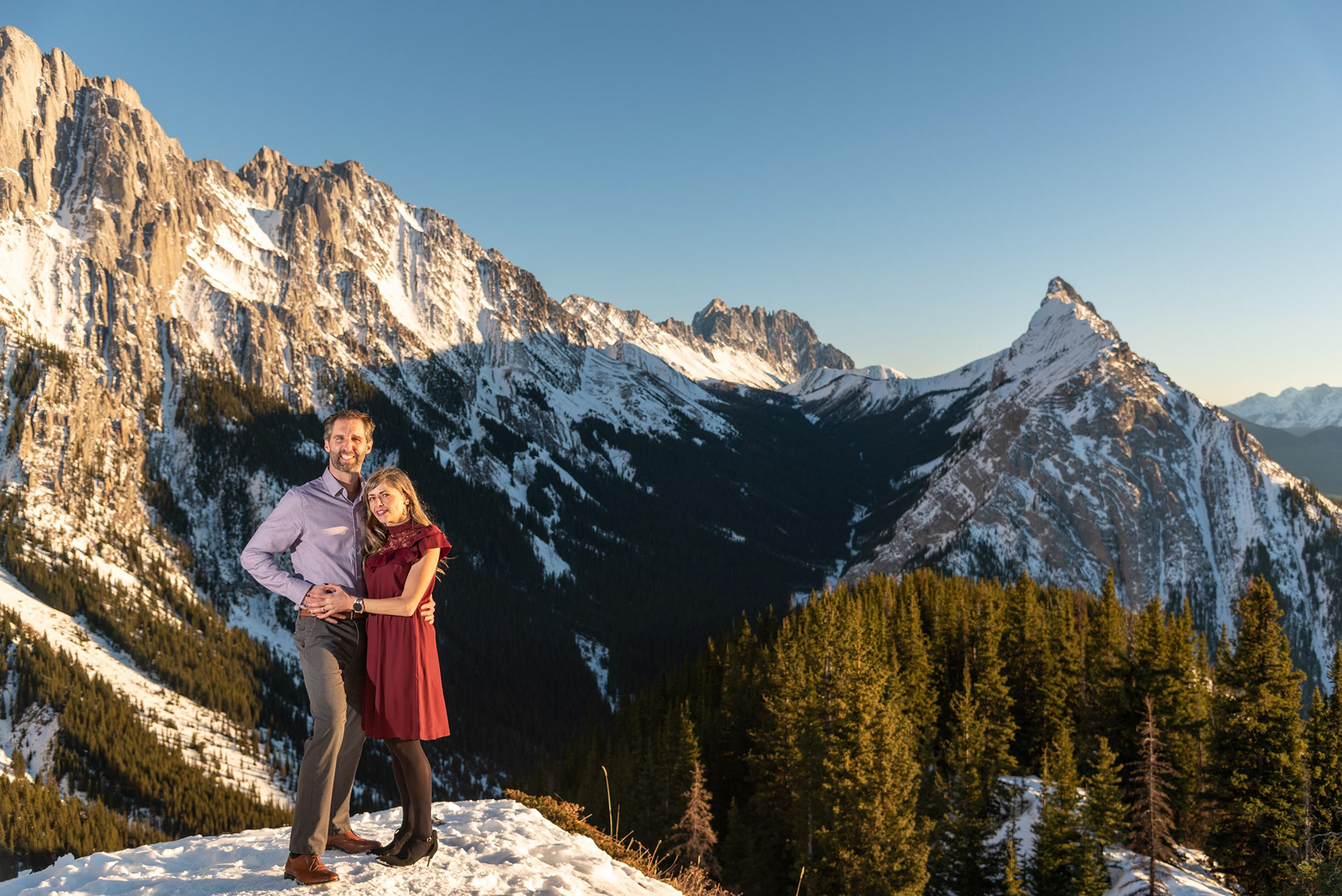 Mountain Engagement Photoshoot