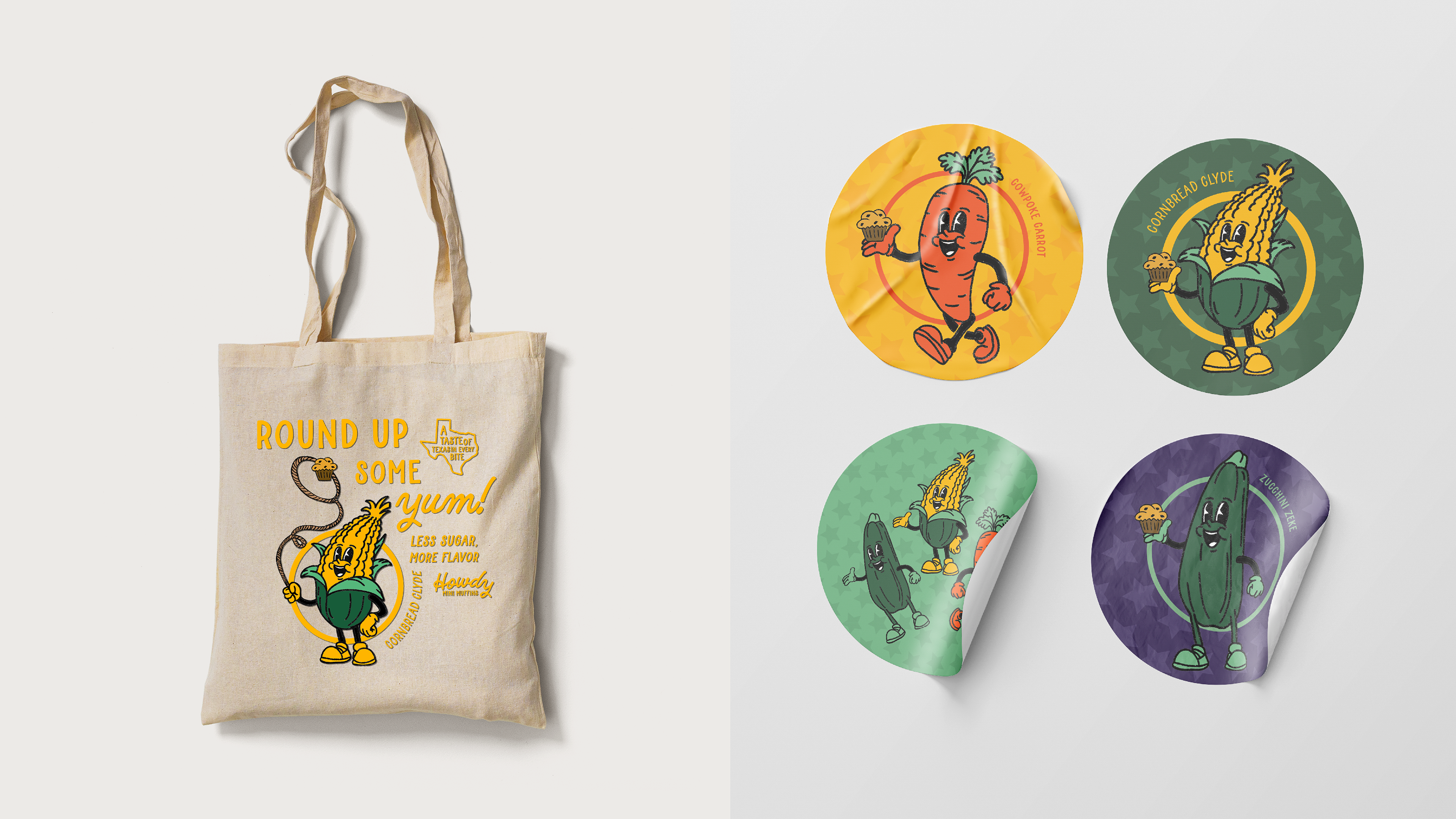 Grocery Tote Bag and Stickers