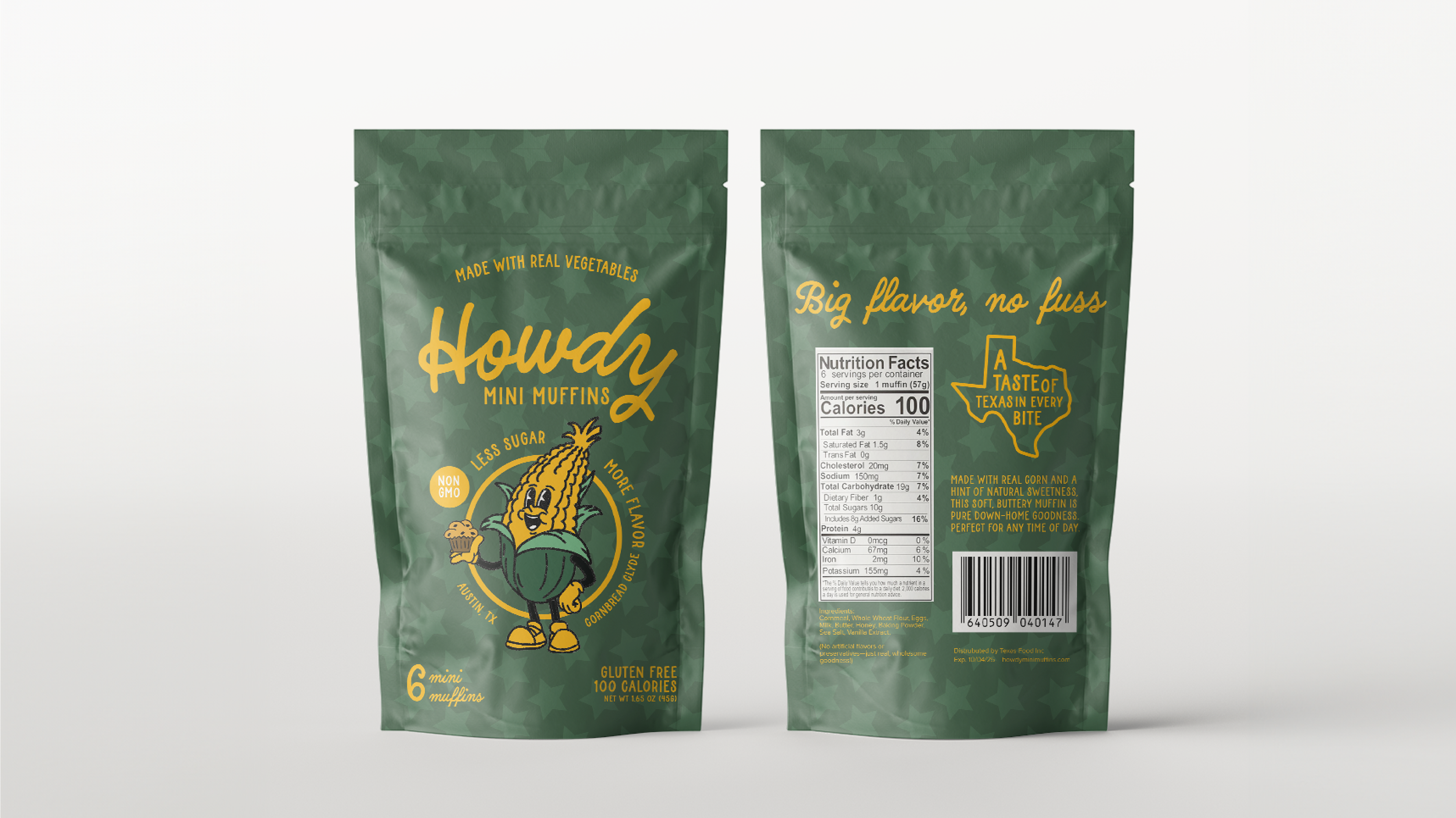 Front/Back of Product Packaging