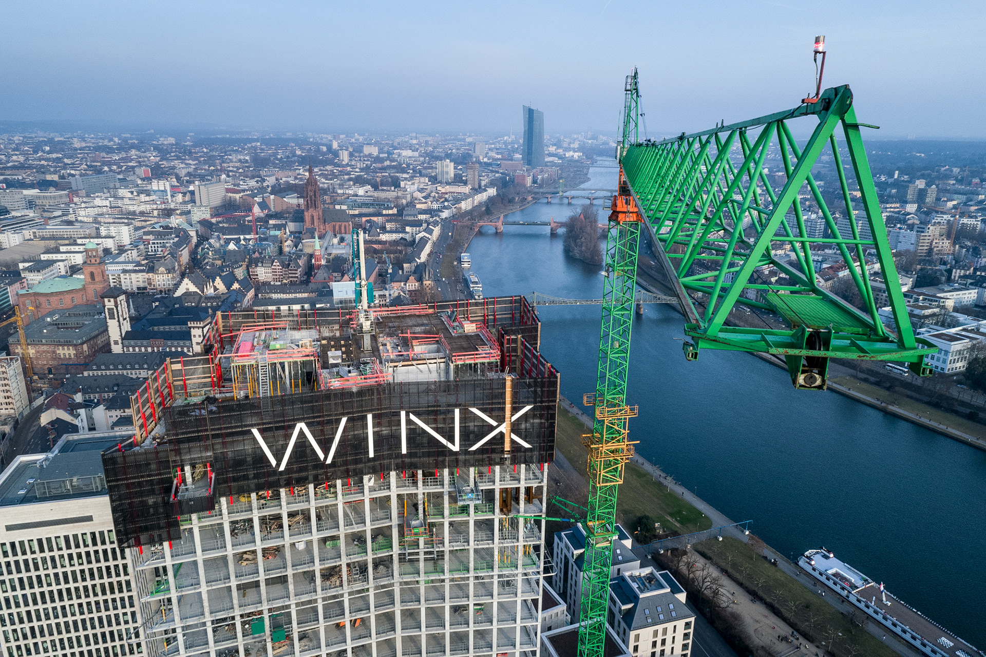 Fotodokumentation vom Bau des WINX-Towers für WINX GmbH