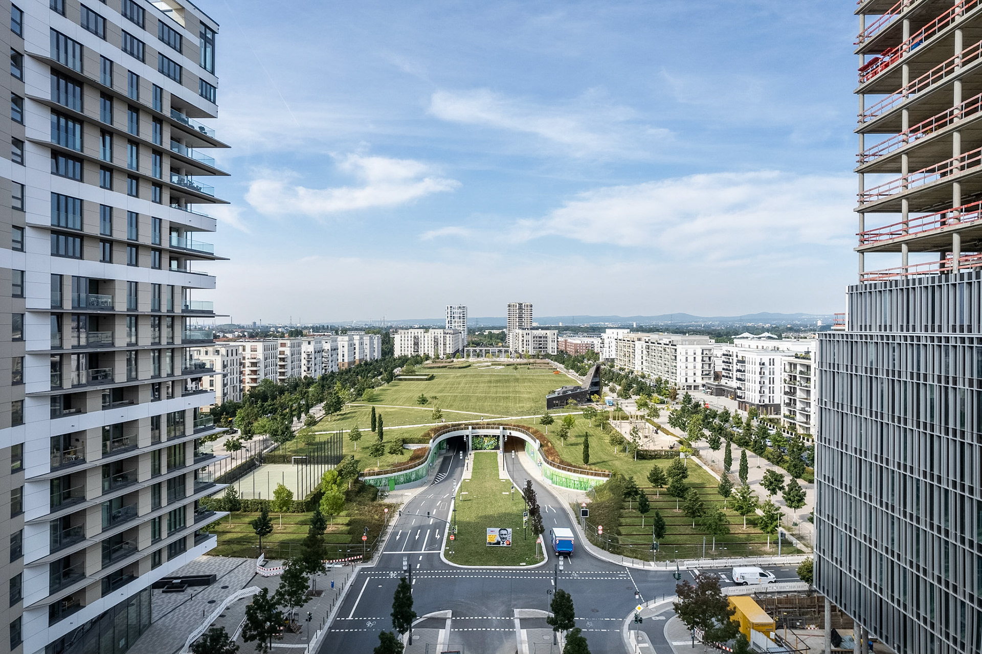Fotodokumentation der Verlängerung der U5 in Frankfurt für die Stadtbahn Europaviertel Projektgesellschaft mbH